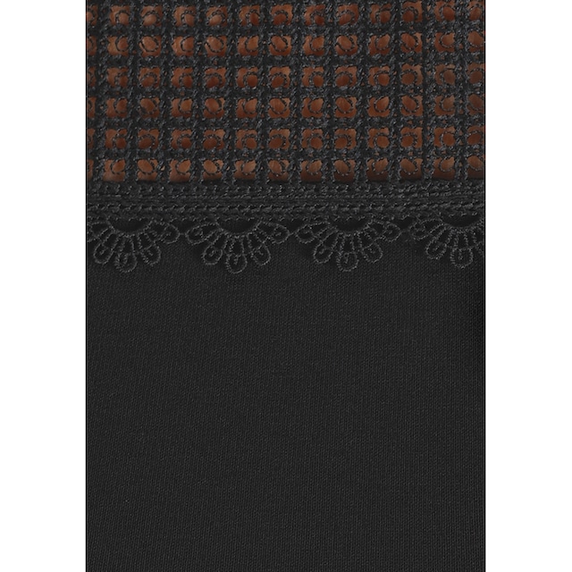Melrose Netzshirt, mit Crochet-Einsatz - NEUE KOLLEKTION für bestellen |  BAUR