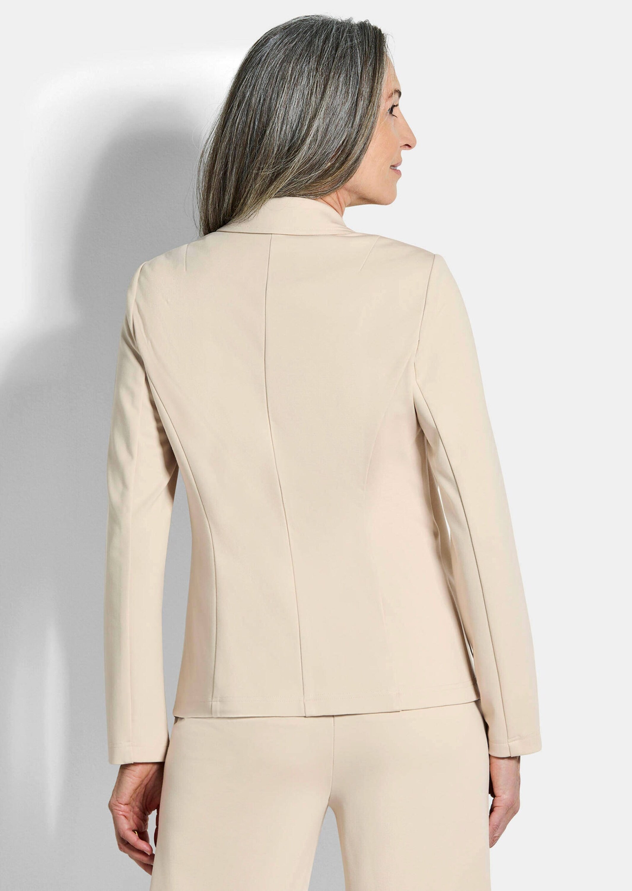 GOLDNER Jackenblazer »Viskoseblazer mit Reverskragen« stretchbequeme Jerseyqualität