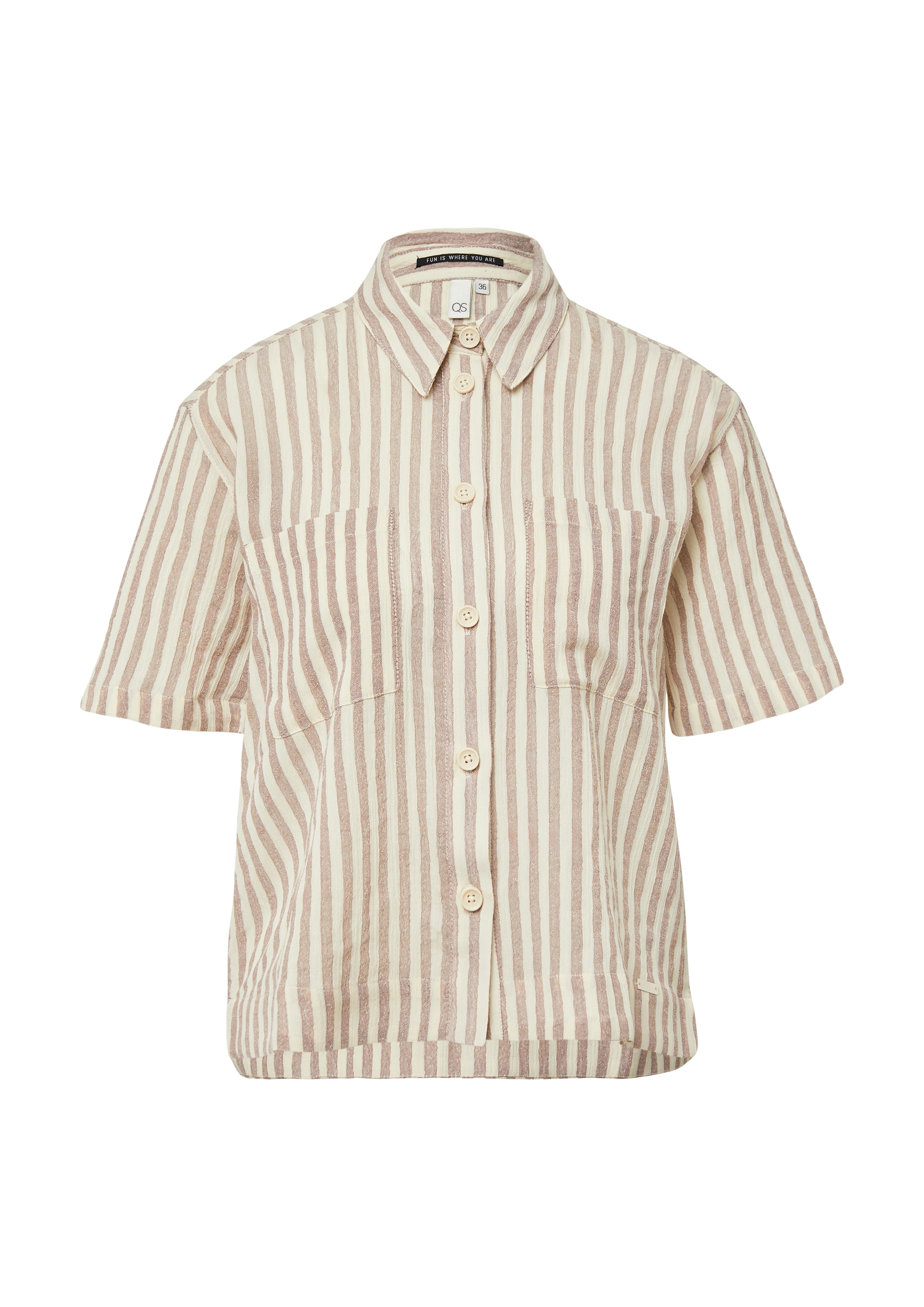 Thumbnail - QS Hemdbluse mit Streifen Muster