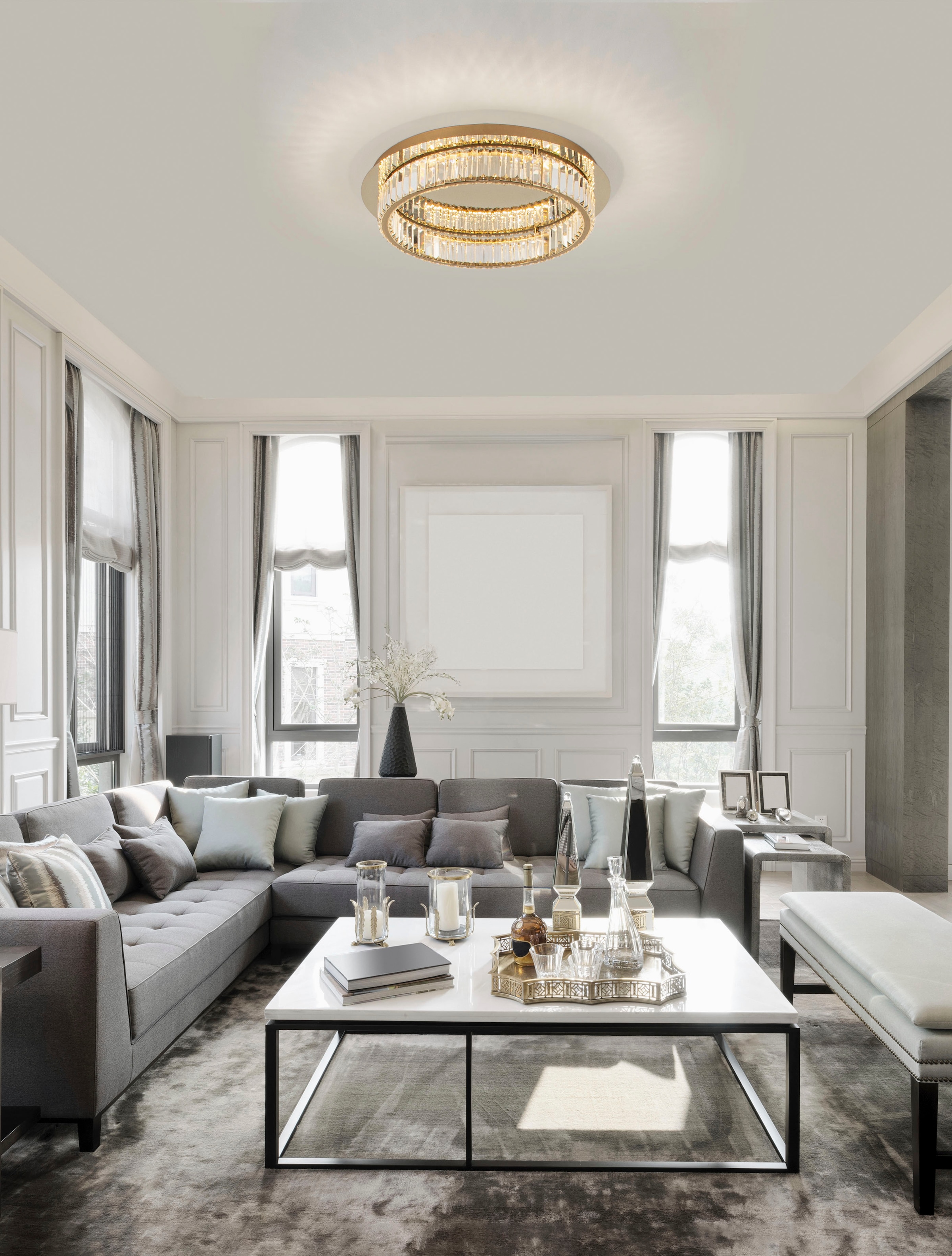 Nova Luce LED Deckenleuchte »AURELIA« LED-Modul 1 Stk. Warmweiß