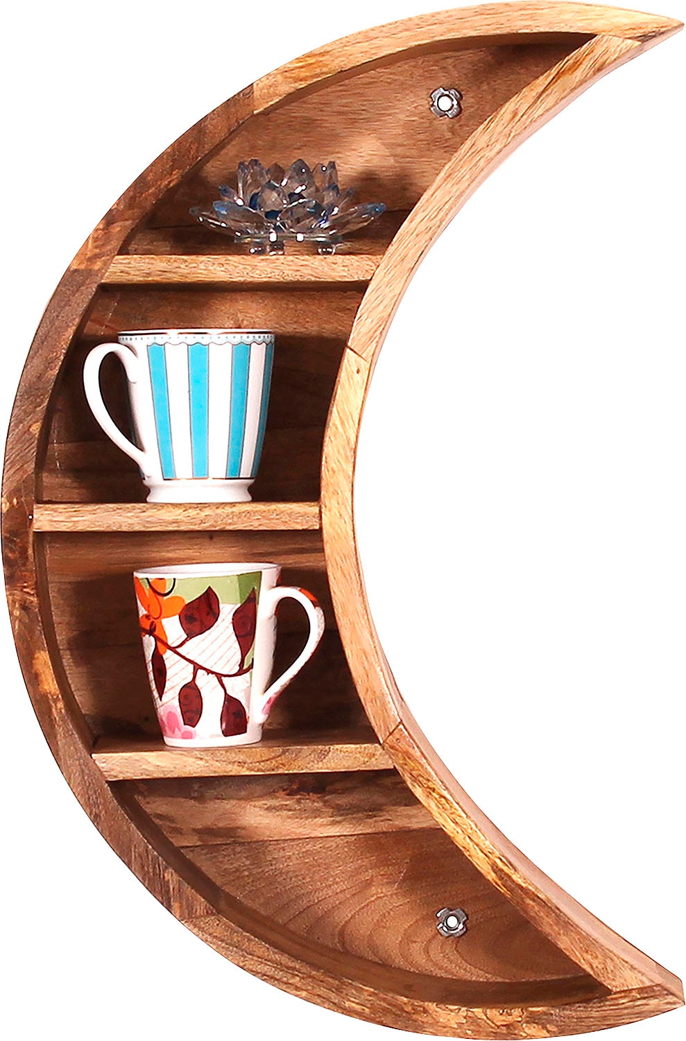 Möbilia Wandregal In Form eines Halbmondes günstig online kaufen