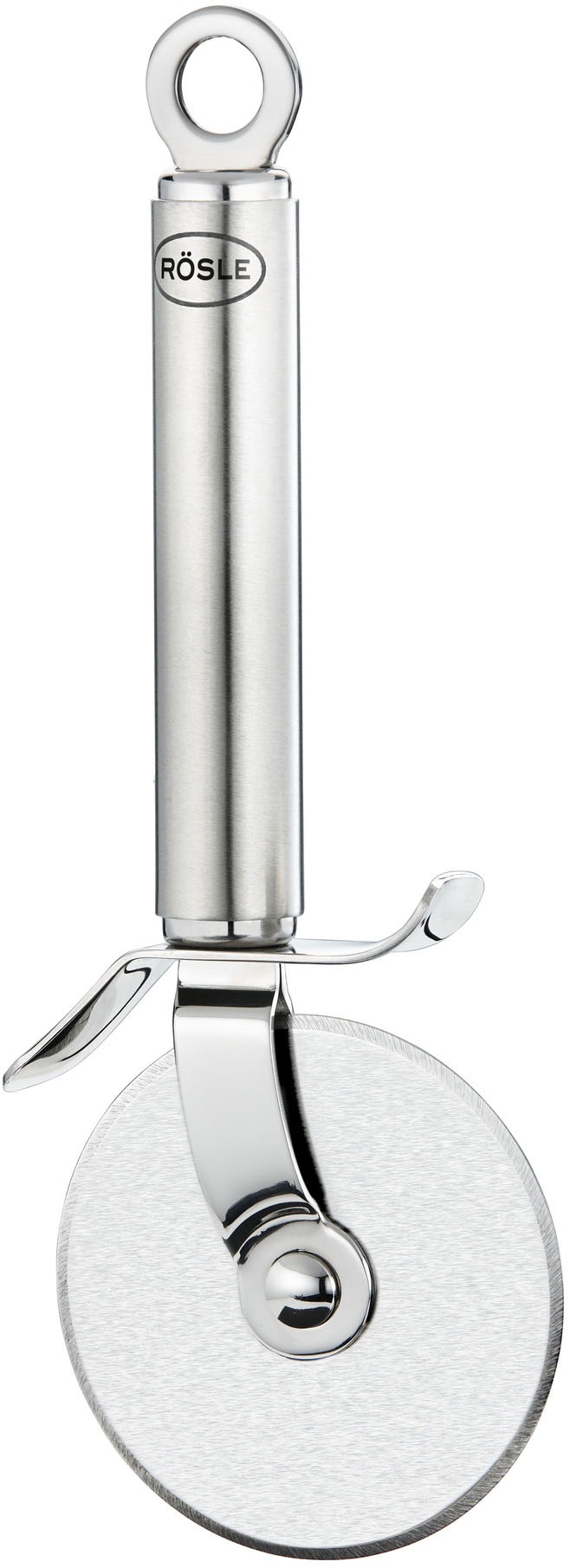 Pizzaschneider RÖSLE, silber, Edelstahl, Kochmesser, "Pizza- und Flammkuchenschneider"
