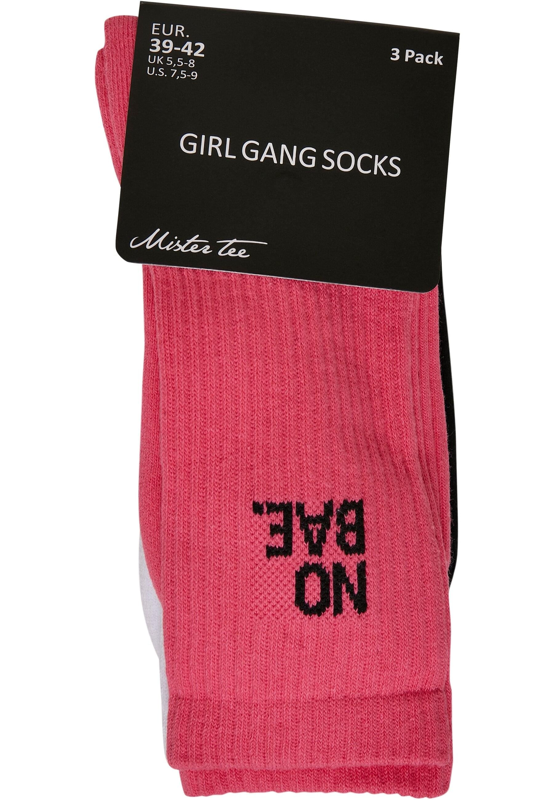 MisterTee Strümpfe »MisterTee Unisex Girl Gang Socks 3-Pack«, (1 Paar)