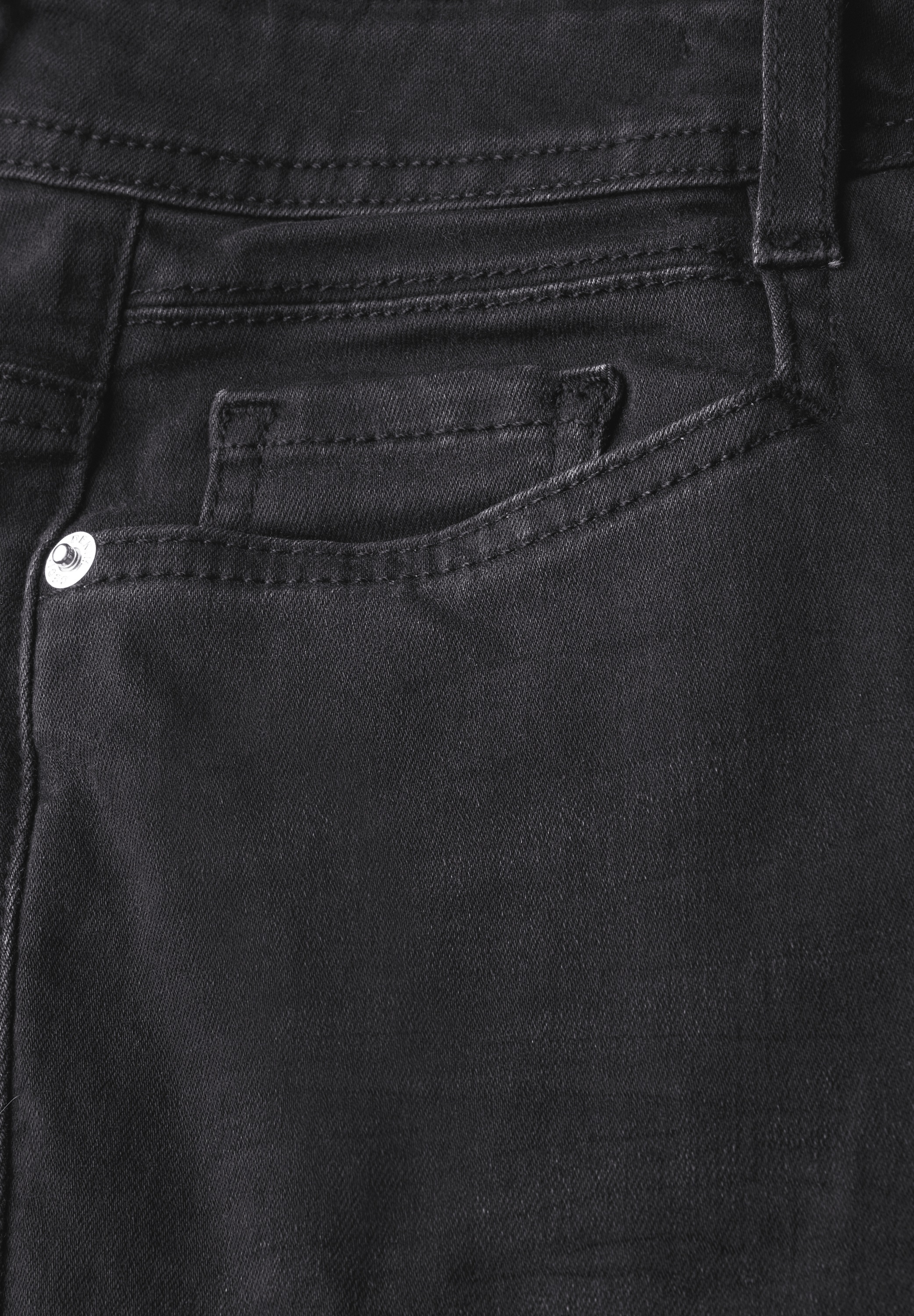 Thumbnail - Cecil Slim-fit-Jeans, High Waist