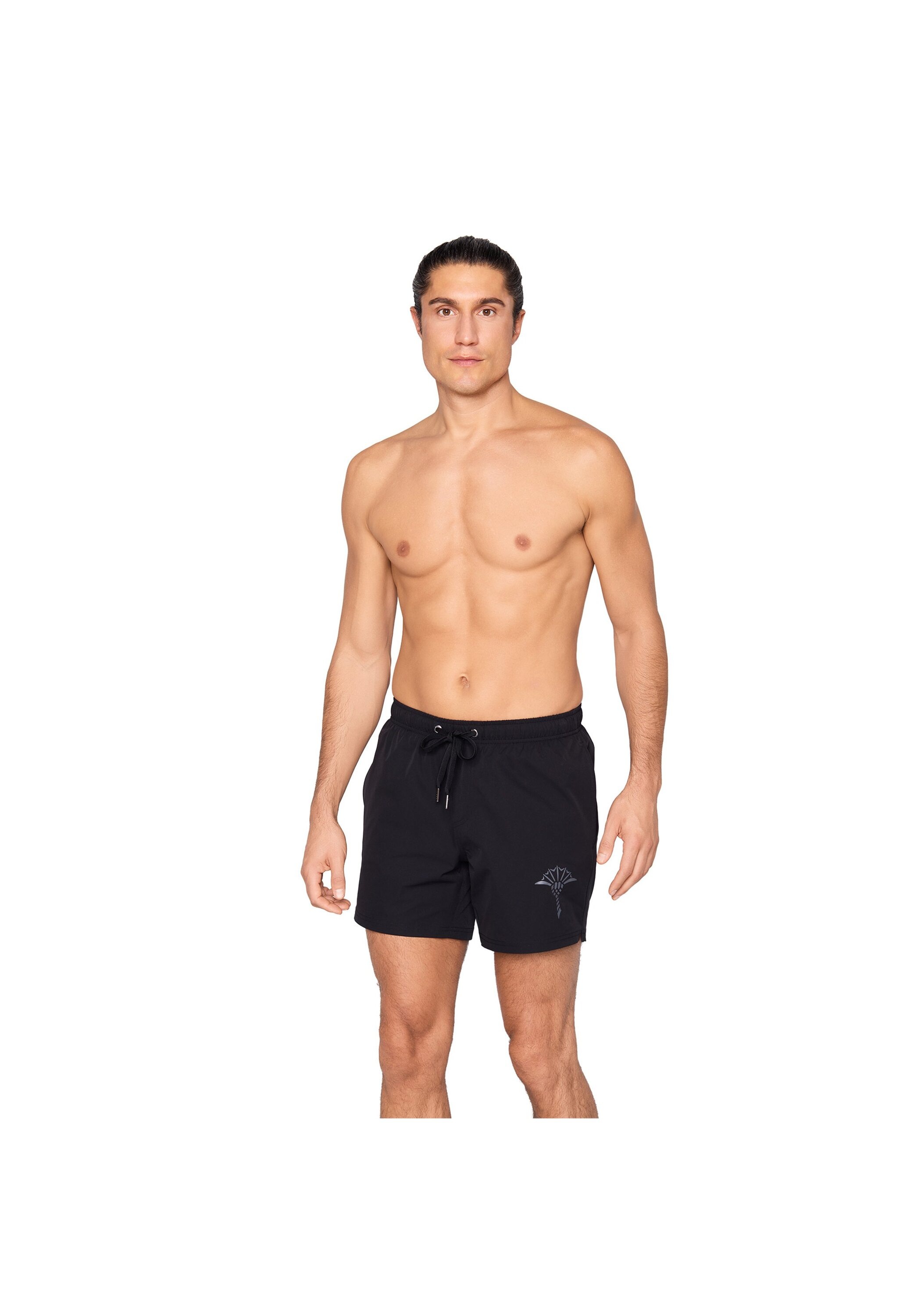 Joop! Badeshorts JOOP "Badeshorts Solid Cornflower Swimshorts", Herren, Gr. M, N-Gr, schwarz, Obermaterial: 100% Polyester PES., Badehosen Badeshorts 6