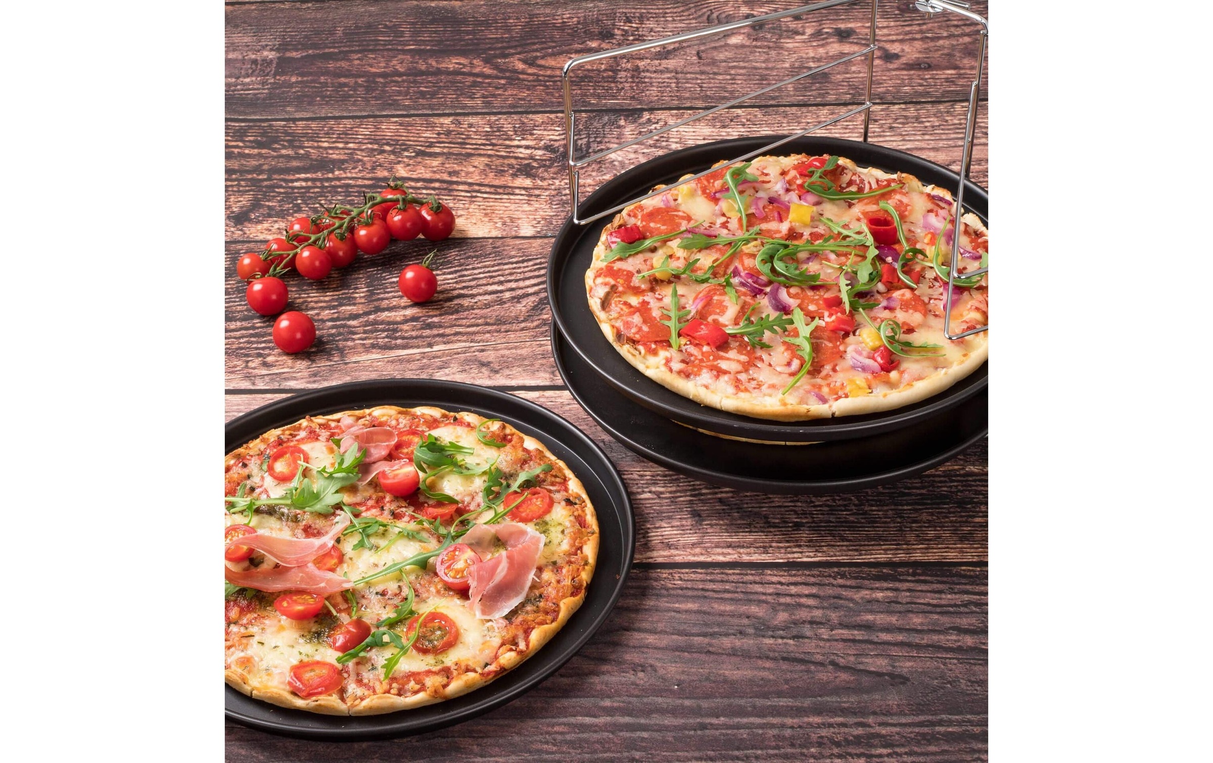 Zenker Pizzastein »Pizzablech Special Countri« Stahl