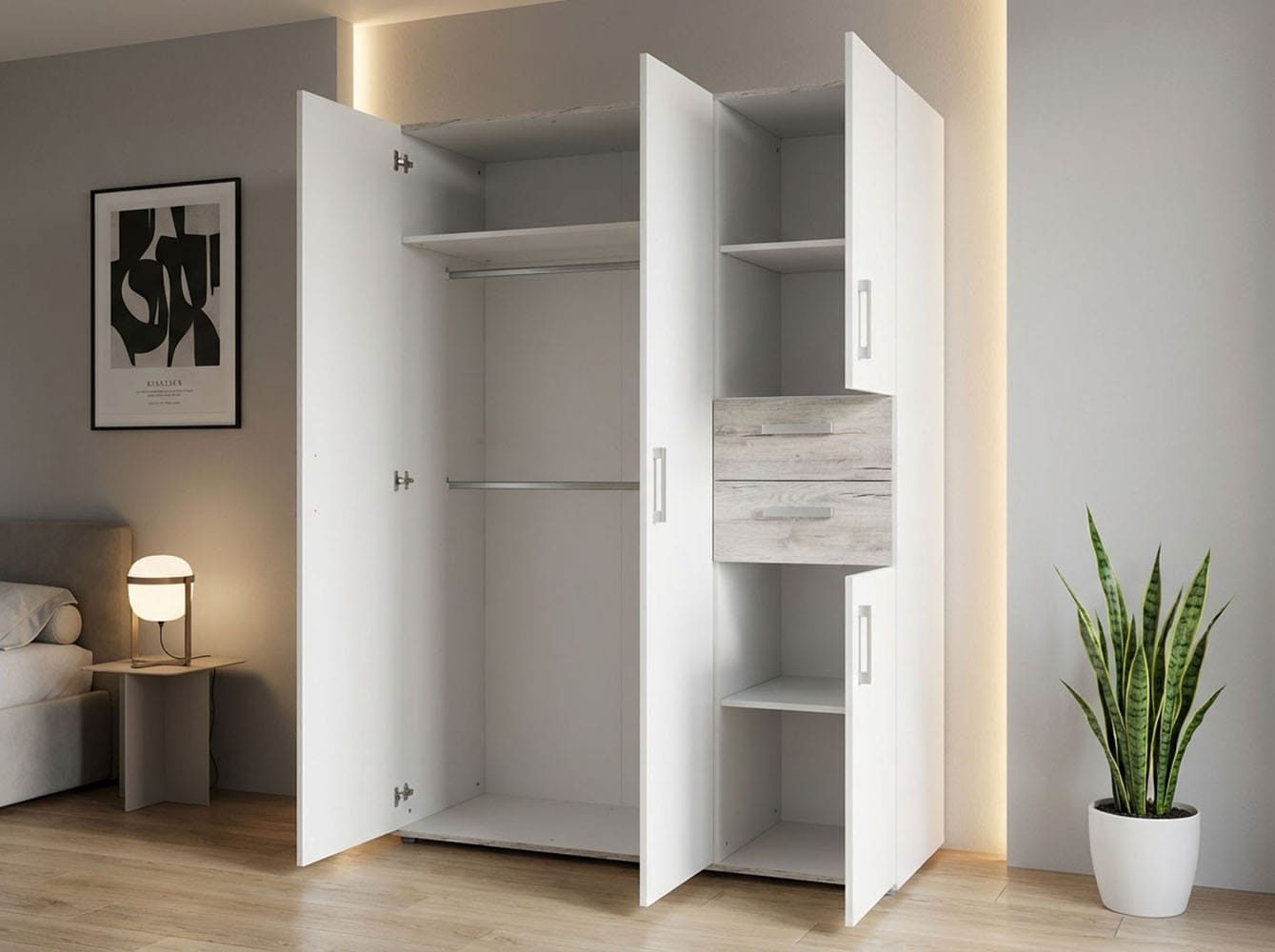 arthur berndt Kleiderschrank »Bente, Kinderkleiderschrank« Made in Germany