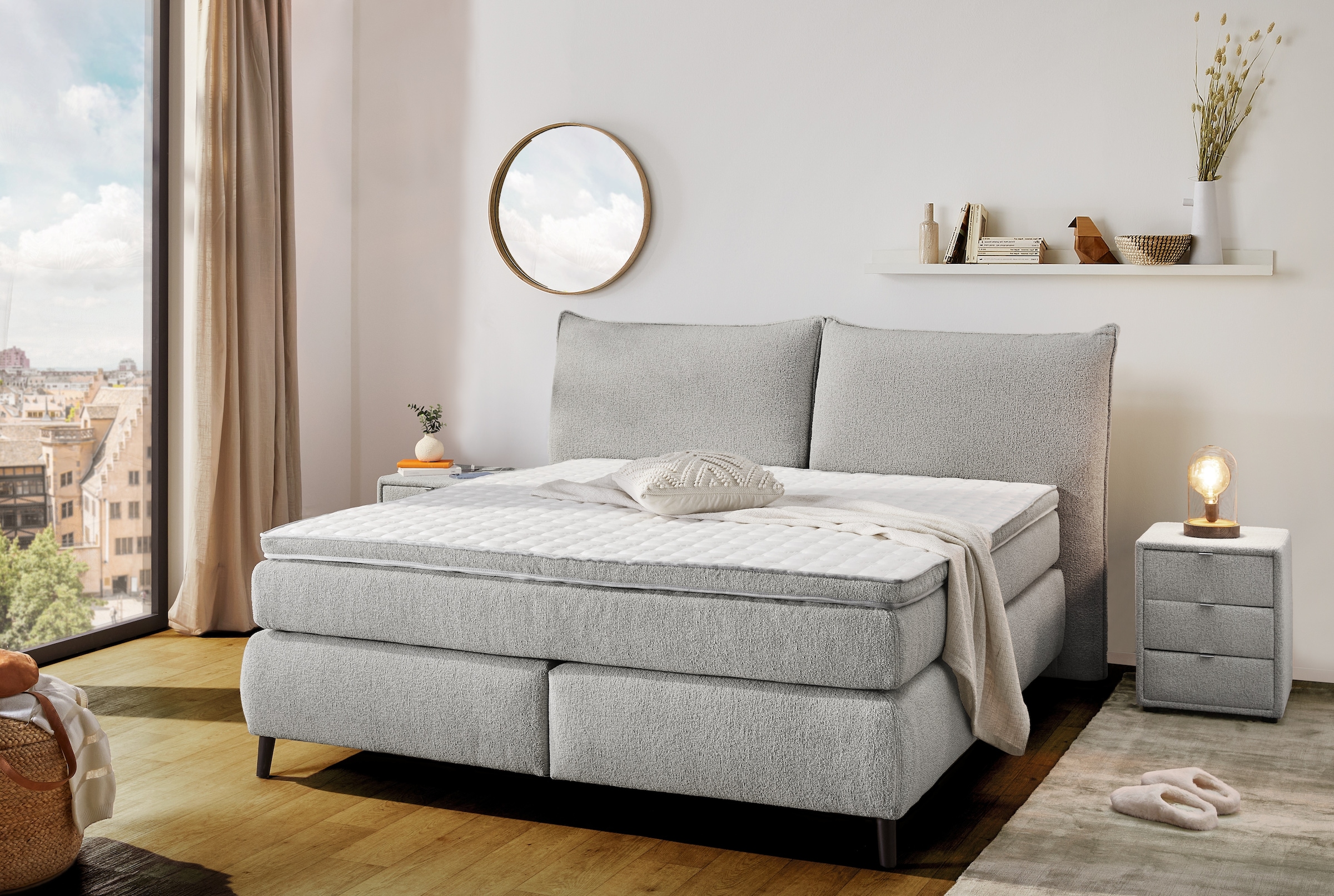 Jockenhöfer Gruppe Boxspringbett "Hacienda, Breite 180cm,erhältlich in vers günstig online kaufen