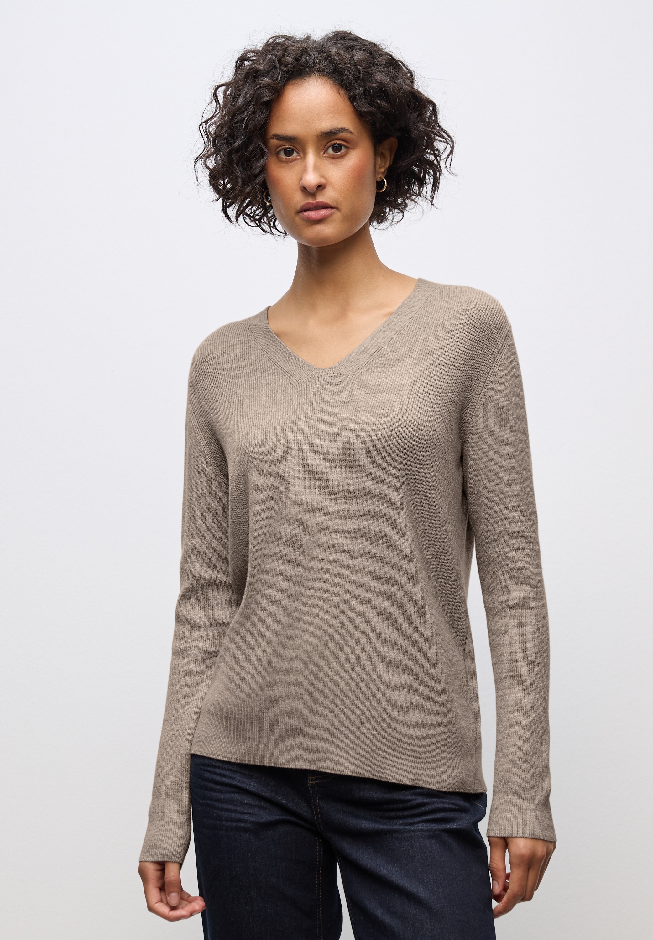 STREET ONE Strickpullover, aus softem Materialmix günstig online kaufen