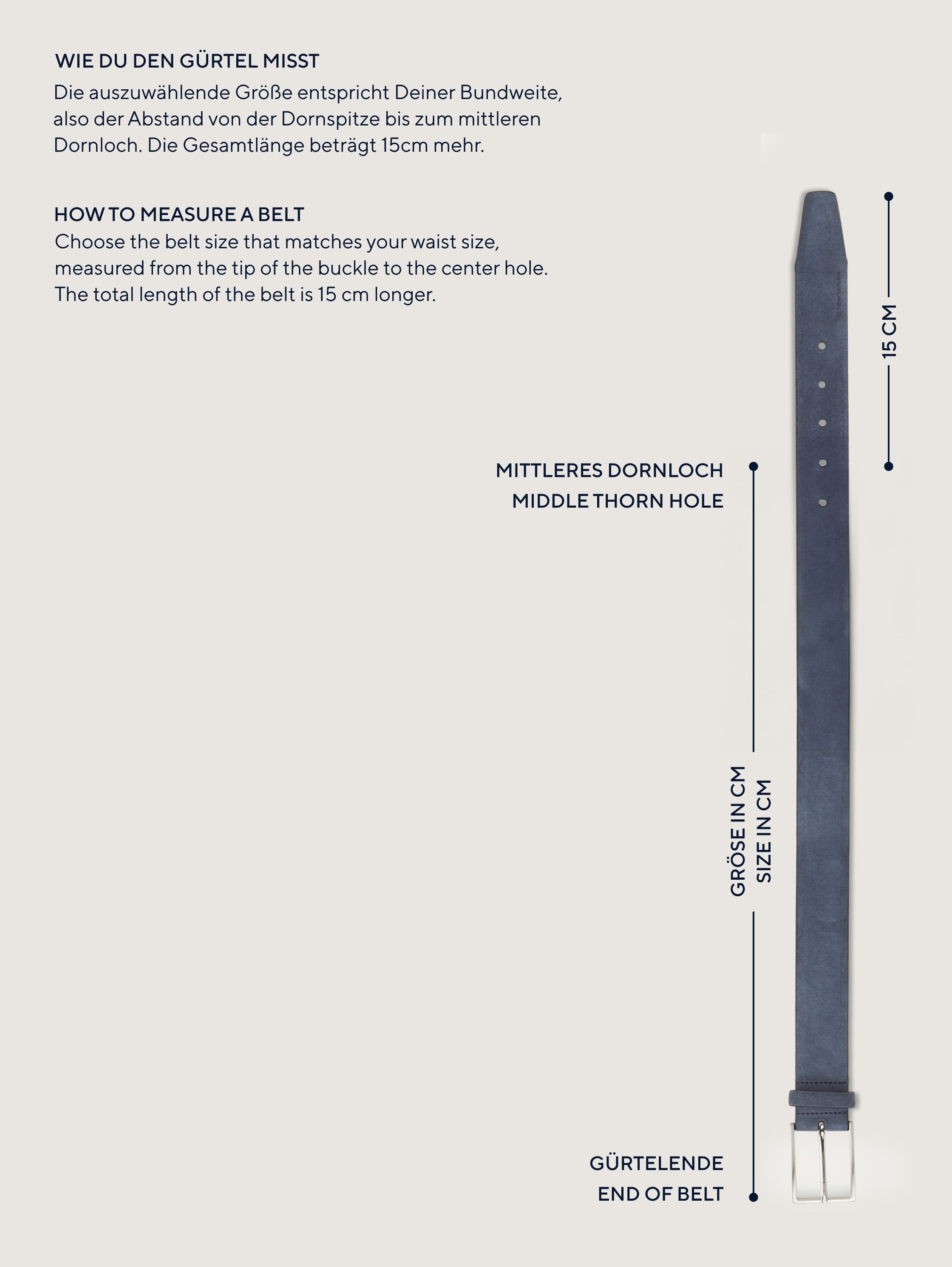 Thumbnail - TOM TAILOR Ledergürtel "TTTHOMAS" 4 cm breiter Herrengürtel, Casual und Jeans Look, bis Gr. 120