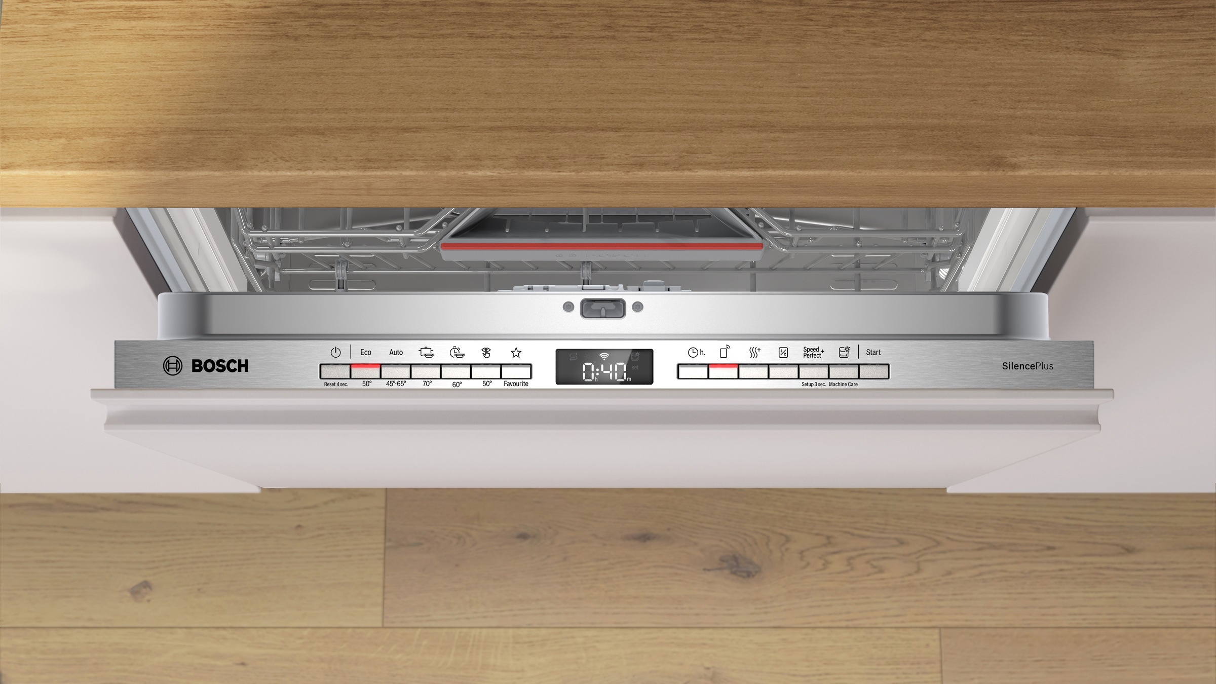 BOSCH vollintegrierbarer Geschirrspüler Serie 4 »SMV4ECX28E«, 14 Maßgedecke