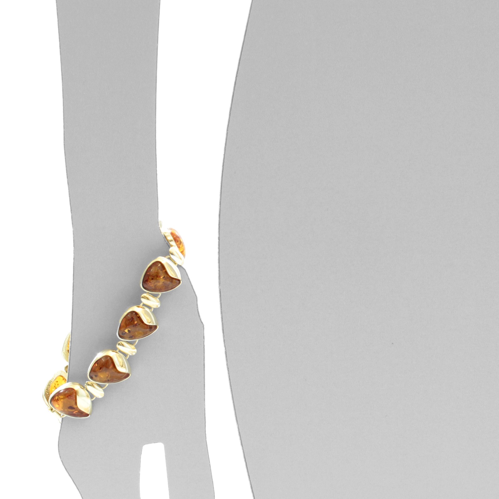 OSTSEE-SCHMUCK Armband »- Jeska - Gold 333/000 - Bernstein«