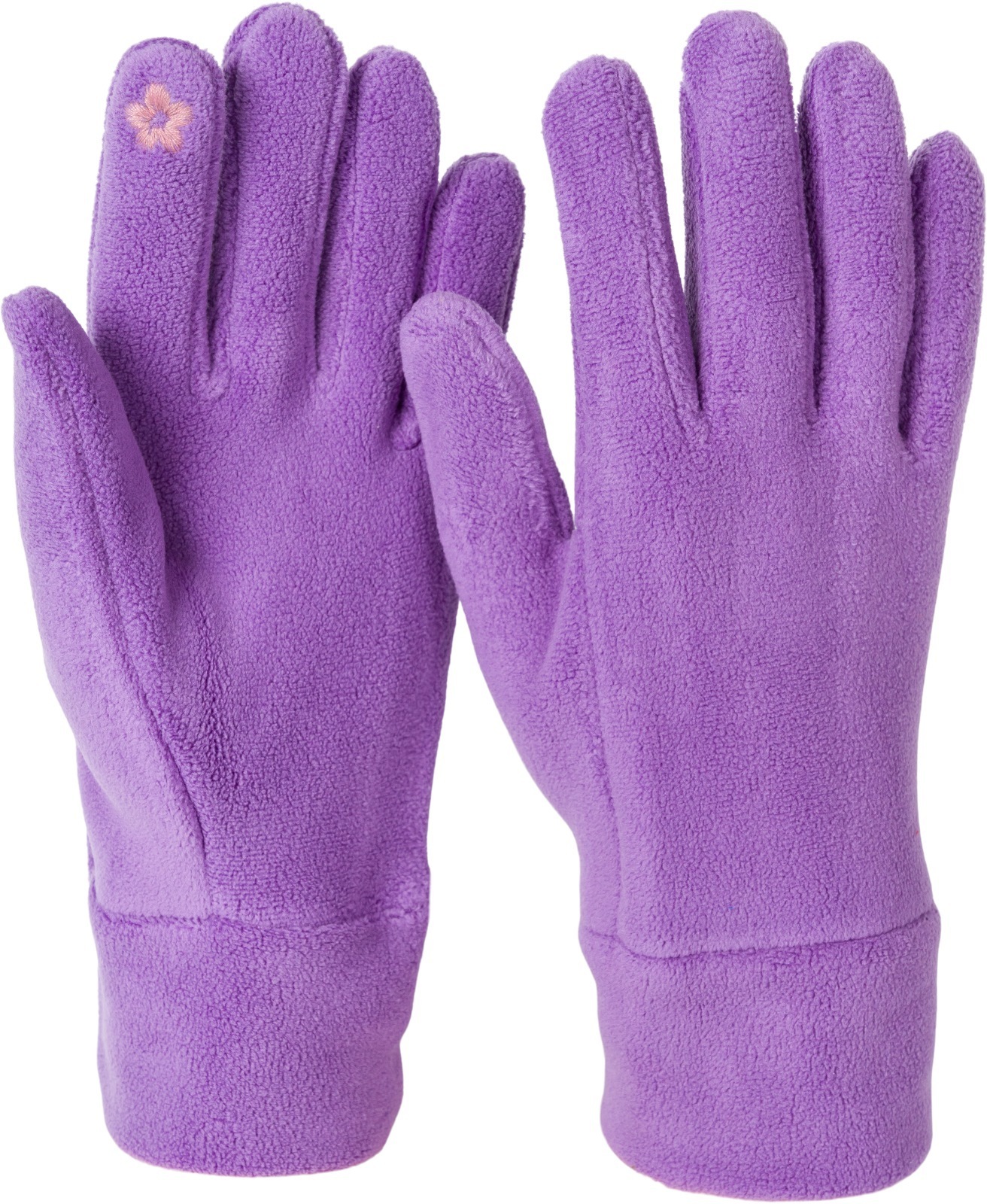 styleBREAKER Fleecehandschuhe "Einfarbige Touchscreen Fleece Handschuhe" 1 Stk.