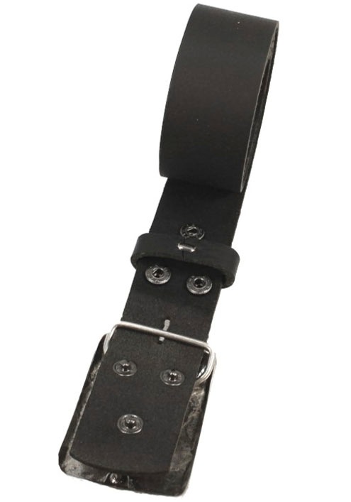 Rettungsring Gürtel Ledergürtel mit austauschbarer Schließe "Totenkopf Silb günstig online kaufen