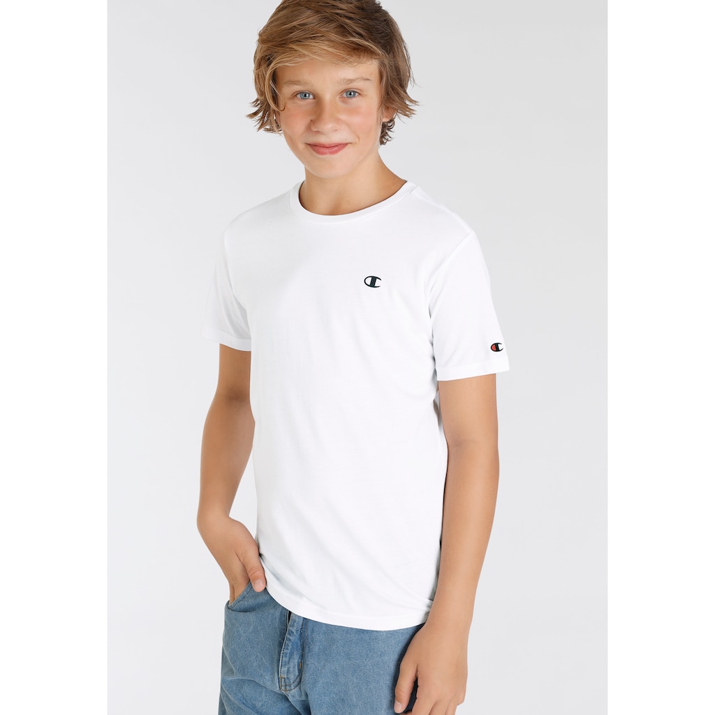 Champion T-Shirt »Basic 2pack Crew-Neck - für Kinder«, (Packung, 2 tlg.)