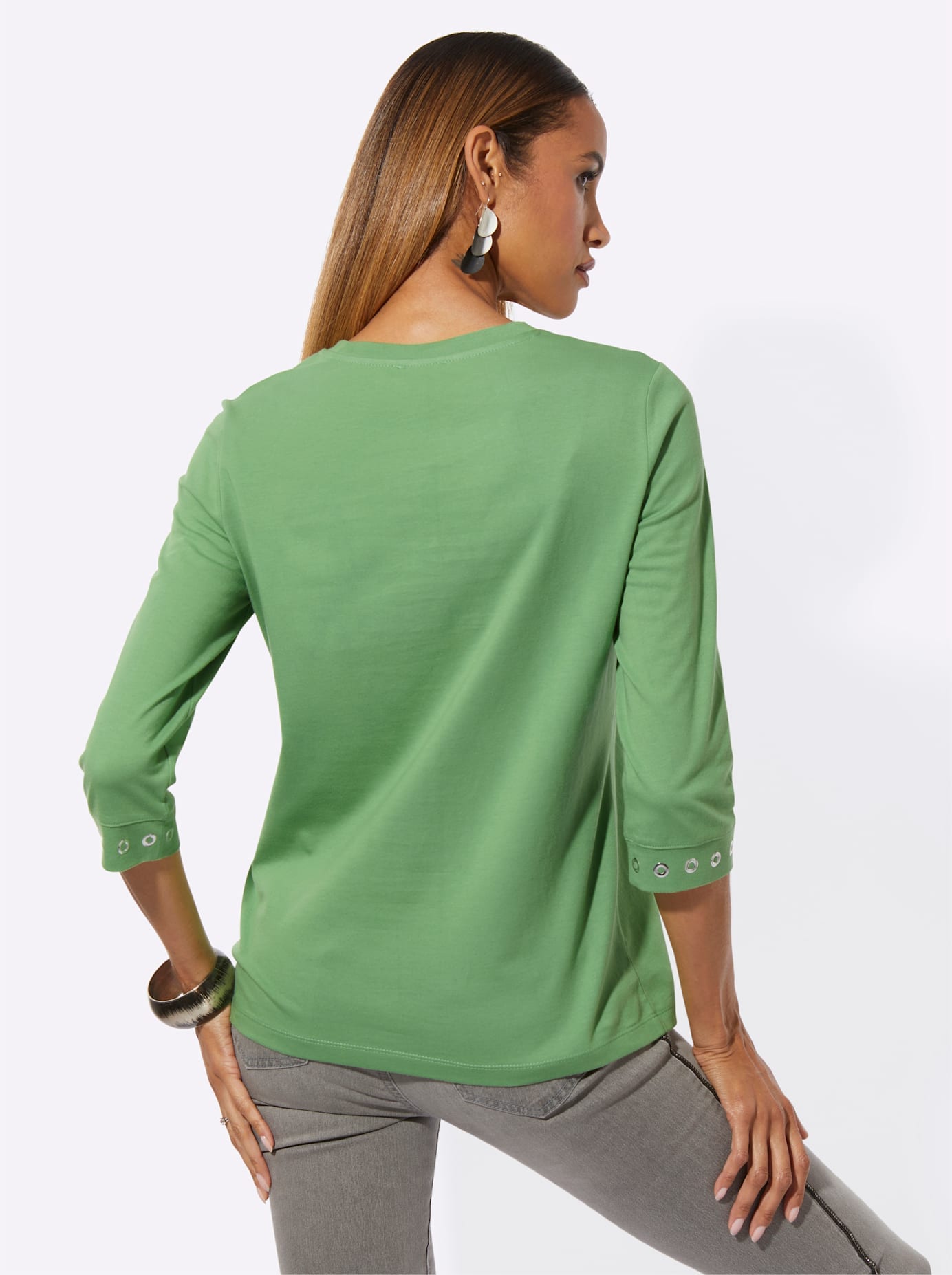 creation L 3/4-Arm-Shirt »Pima-Baumwoll-Shirt« 1 tlg.