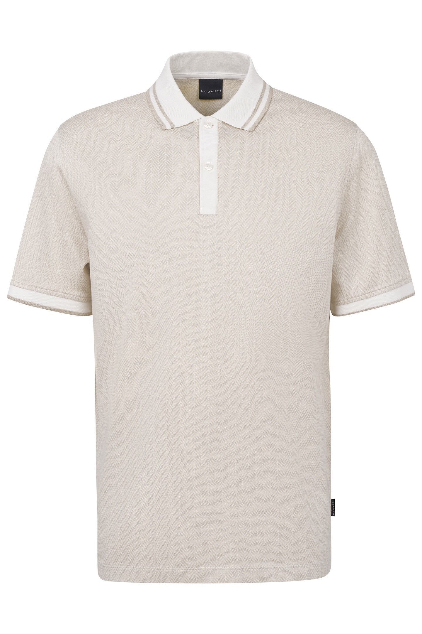 bugatti Poloshirt, mit körpernaher Passform