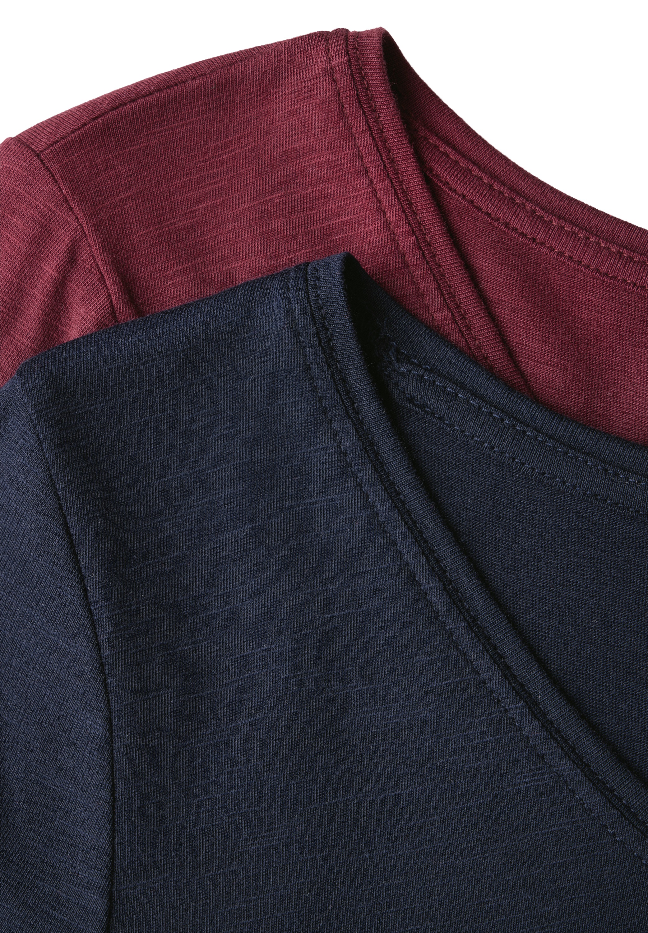 STREET ONE V-Shirt, im soften Baumwoll-Mix