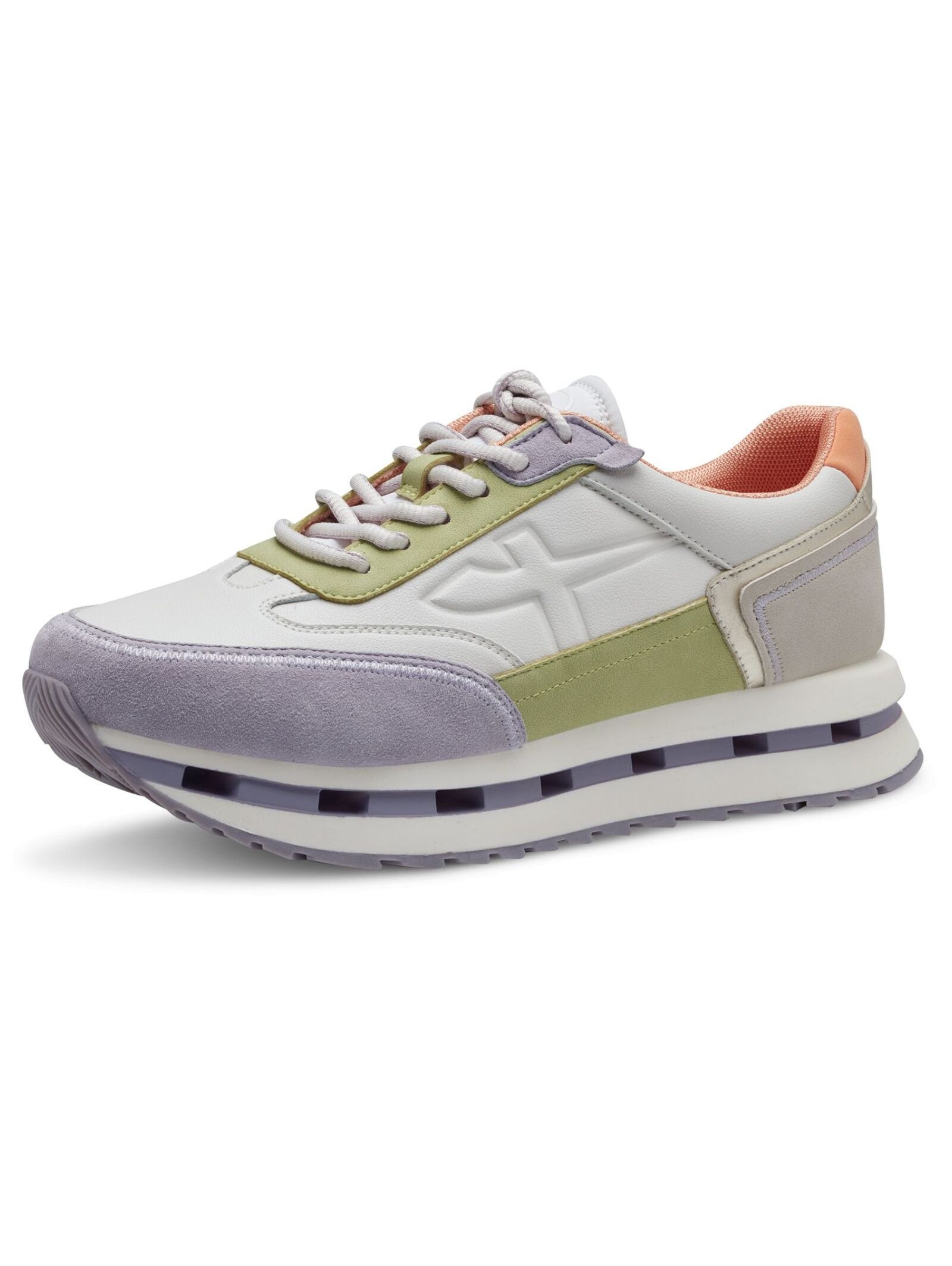 Tamaris Plateausneaker "Tamaris Sneaker Leder/Textil" günstig online kaufen