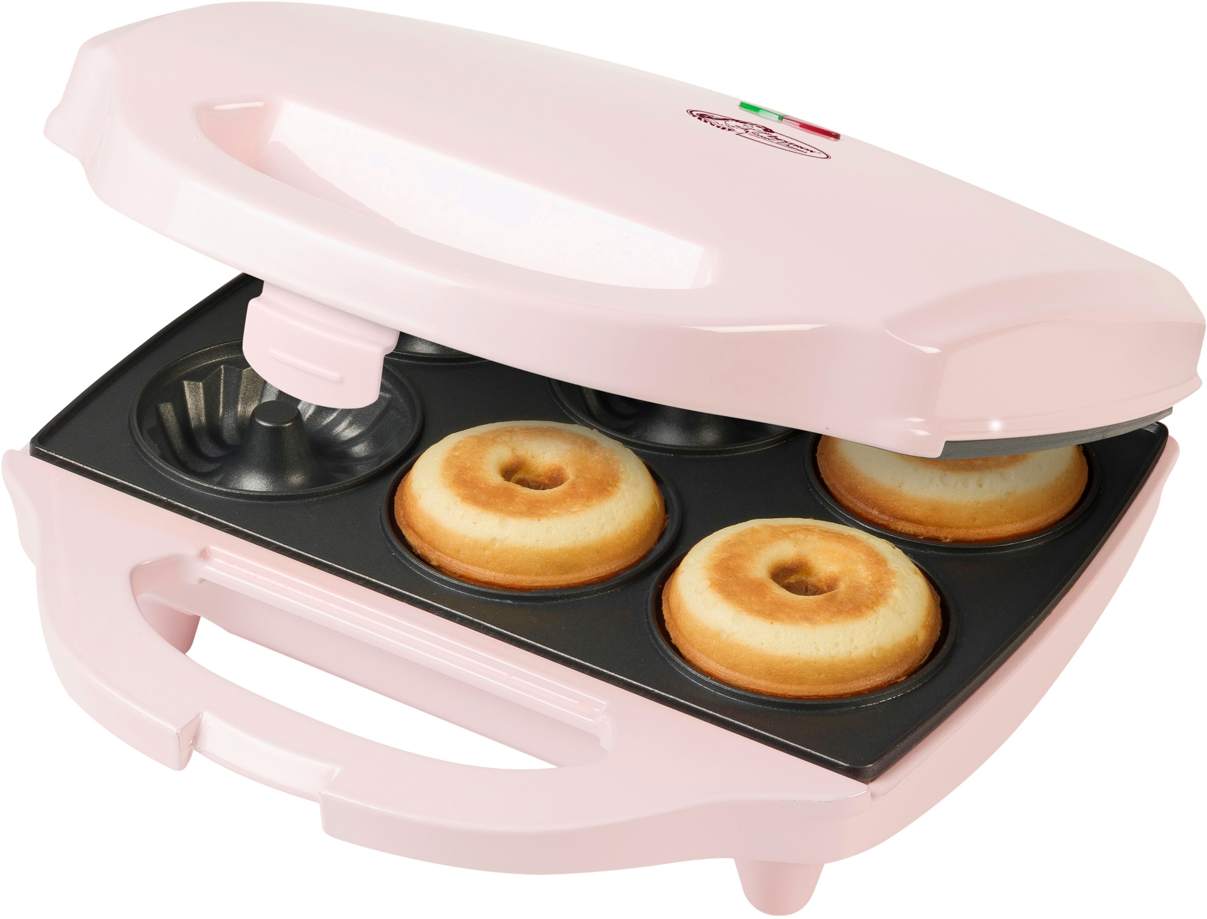 bestron Waffeleisen »Donut-Maker im Sweet BAUR W, | Rosa Dreams, ADM218SDP«, Retro 700 Design, Antihaftbeschichtung