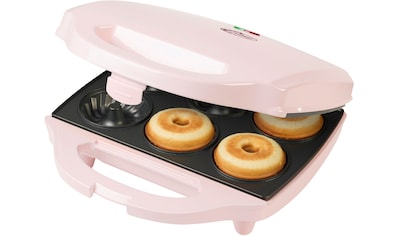 bestron Waffeleisen »Donut-Maker ADM218SDP«, 700 W, im Retro Design, Sweet  Dreams, Antihaftbeschichtung, Rosa | BAUR