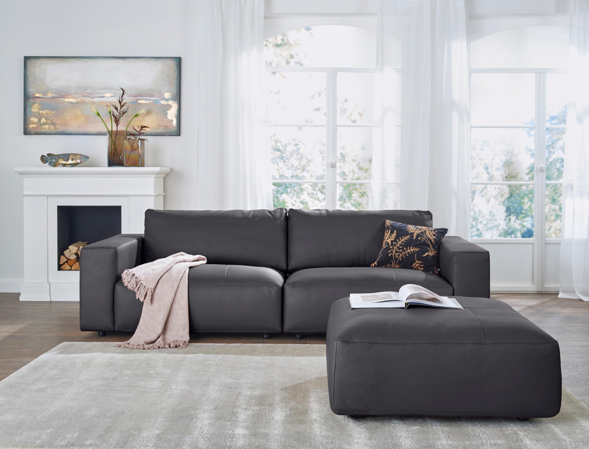 Musterring Big-Sofa »LUCIA«, in vielen Qualitäten und 4 unterschiedlichen Nähten, 3-Sitzer