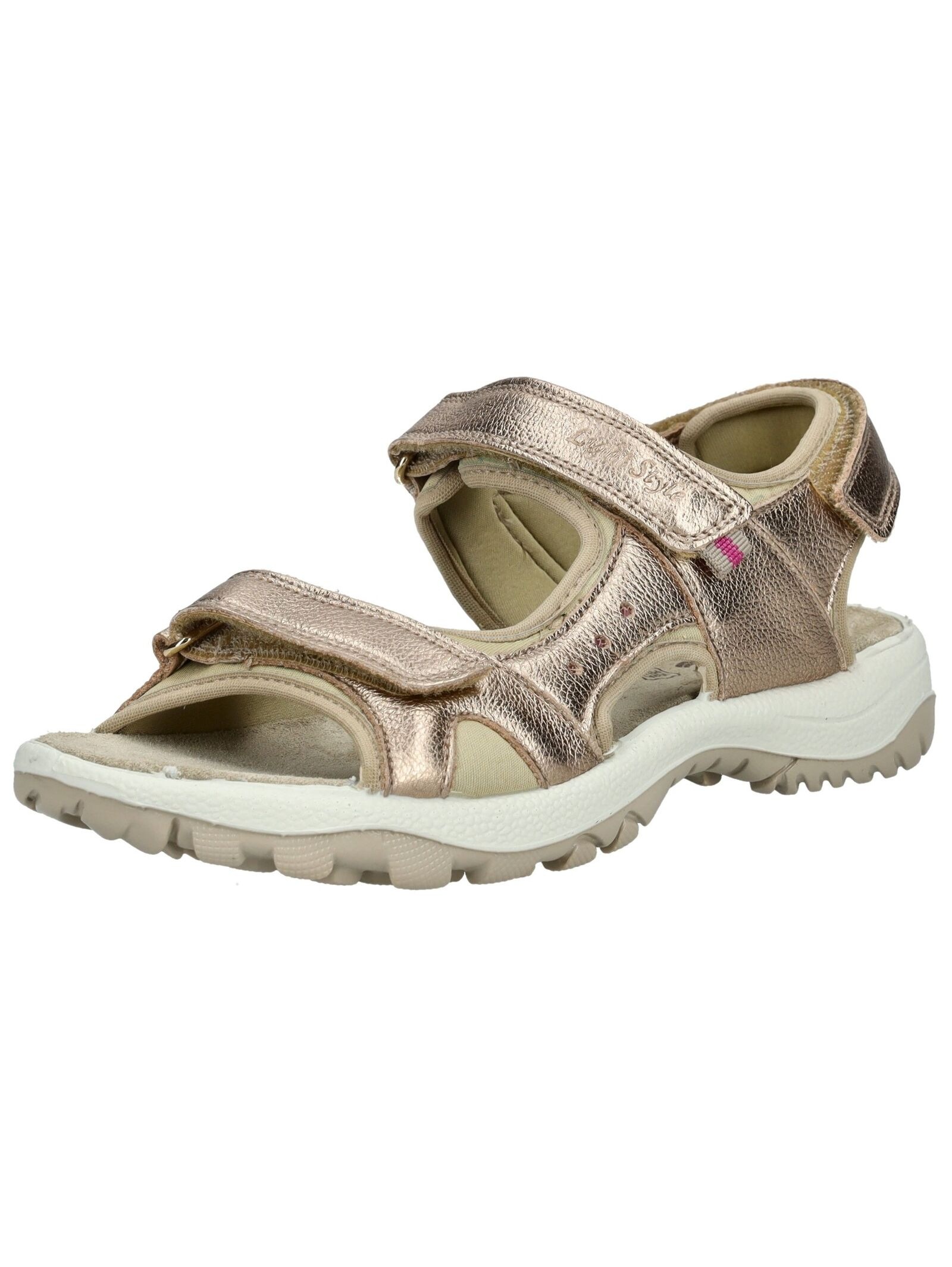 IMAC Damen Sandale "Imac Sandalen Leder", Gr. 39champagne, Leder, Schuhe