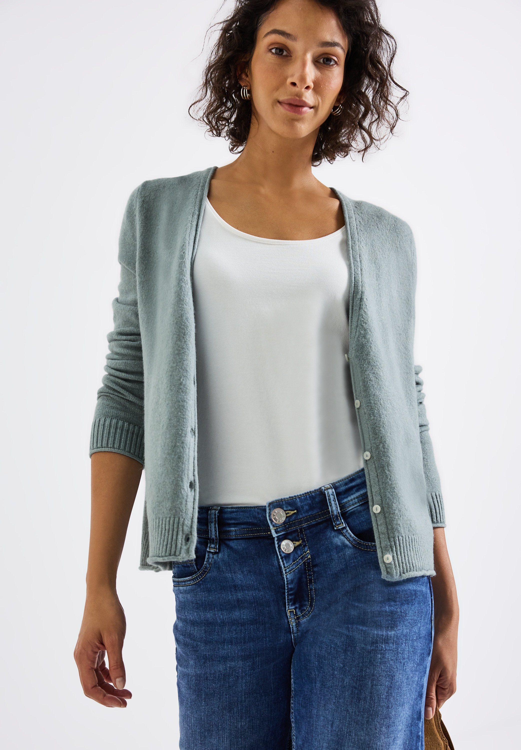 STREET ONE Cardigan, mit V-Ausschnitt günstig online kaufen