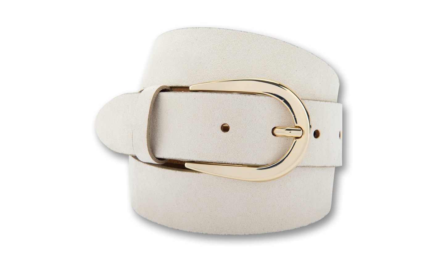 BERND GÖTZ Ledergürtel "Ledergürtel mit hufeisenförmiger Goldschließe" günstig online kaufen