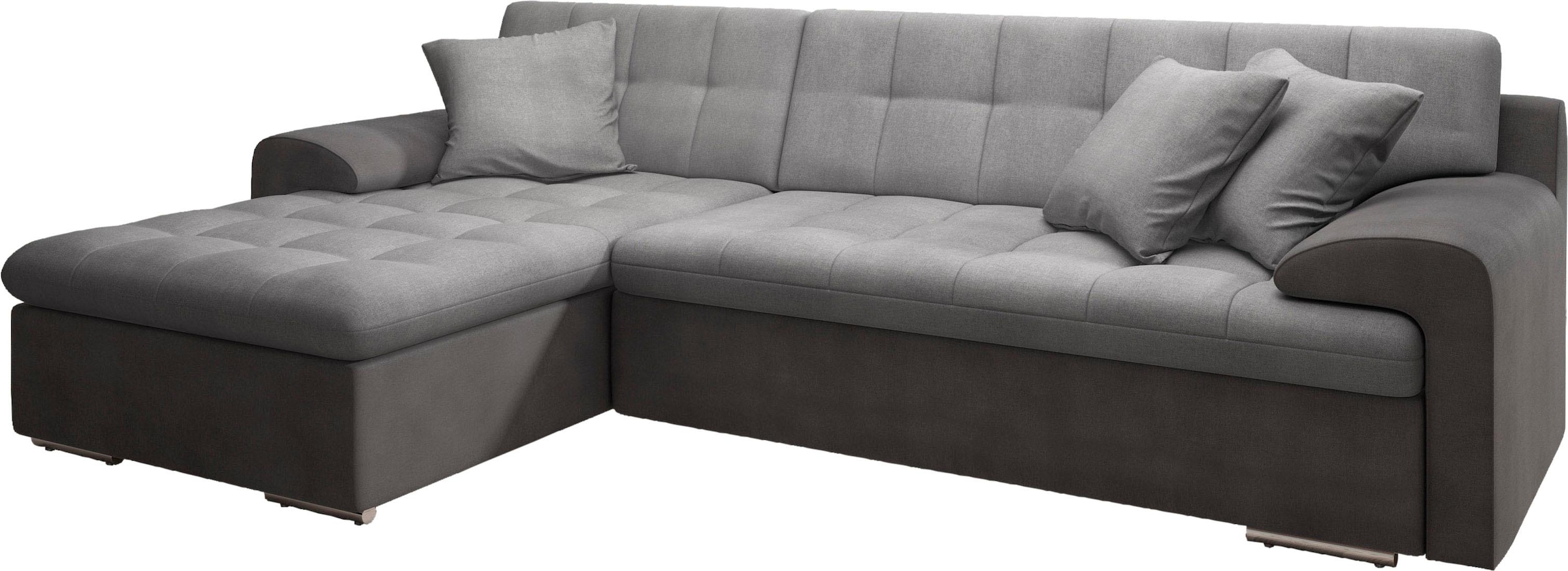 TRENDMANUFAKTUR Ecksofa "Rave II, L-Form", wahlweise mit Bettfunktion günstig online kaufen