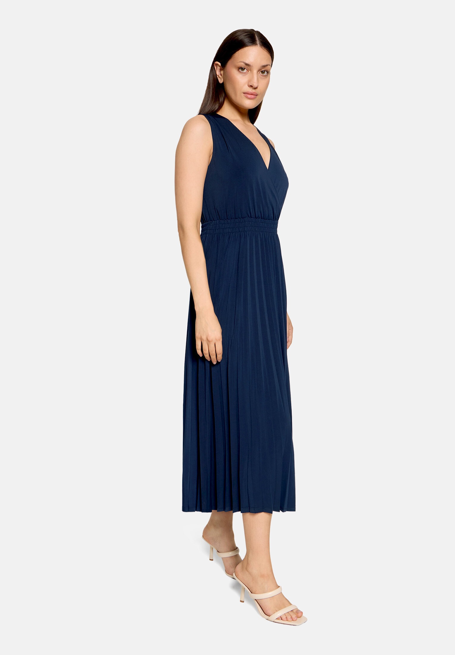 Betty&Co Plisseekleid "Damen ohne Arm" Ohne Tasche Plissee