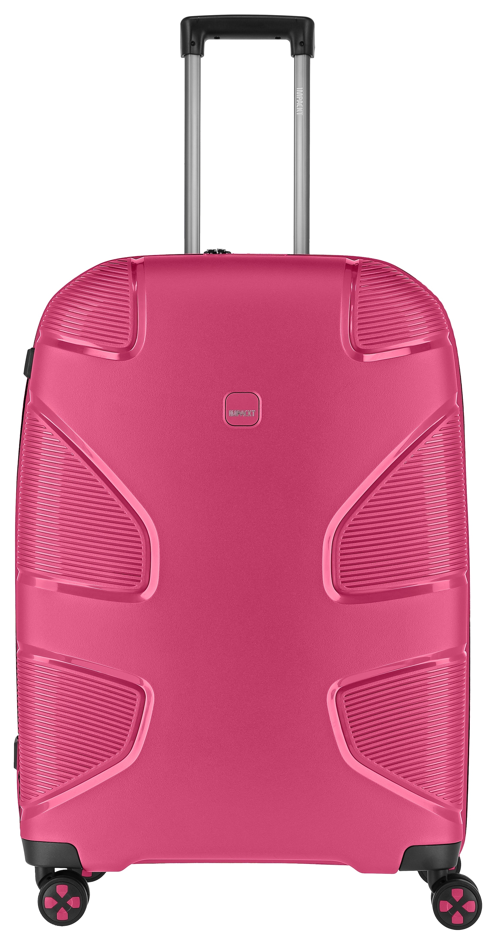 IMPACKT Hartschalen-Trolley »IP1, verschiedene Größen und Farben«, 4 Rollen, Hartschalen-Koffer vegan Koffer Reisegepäck USB-Port TSA Zahlenschloss