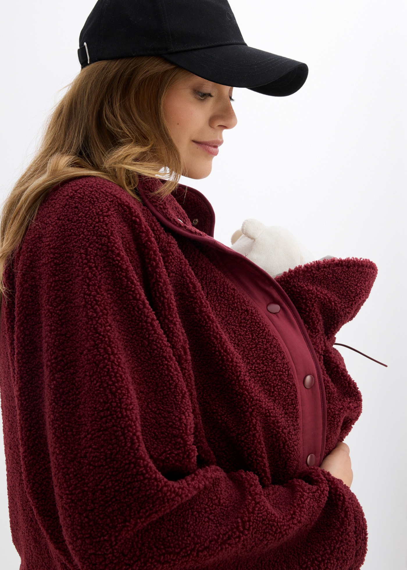 bonprix Umstandsjacke mit abnehmbarem Babyeinsatz per Druckknöpfen, gerade Passform