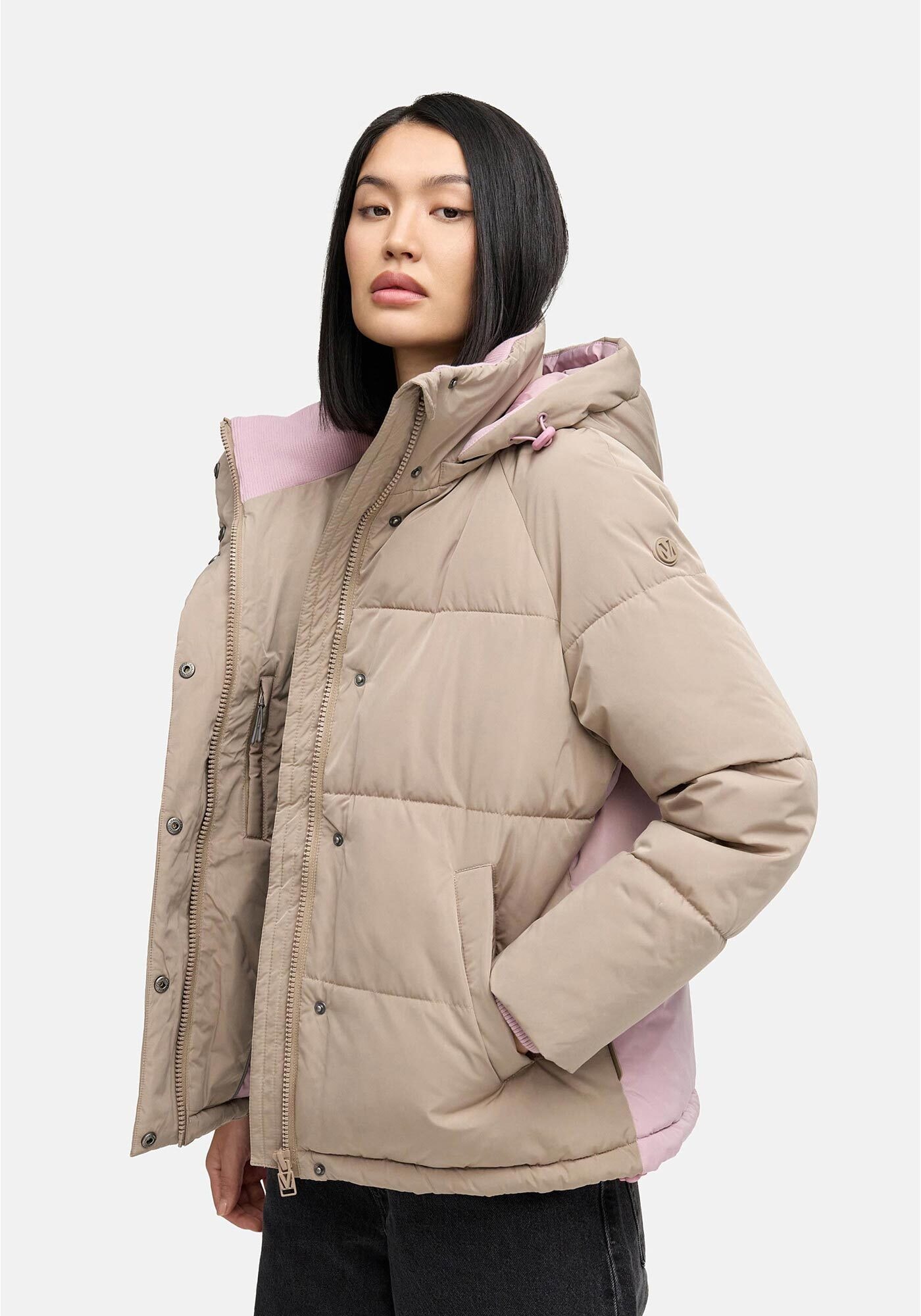 Marikoo Winterjacke "Omariaa", mit abnehmbarer Kapuze und hochschließendem günstig online kaufen