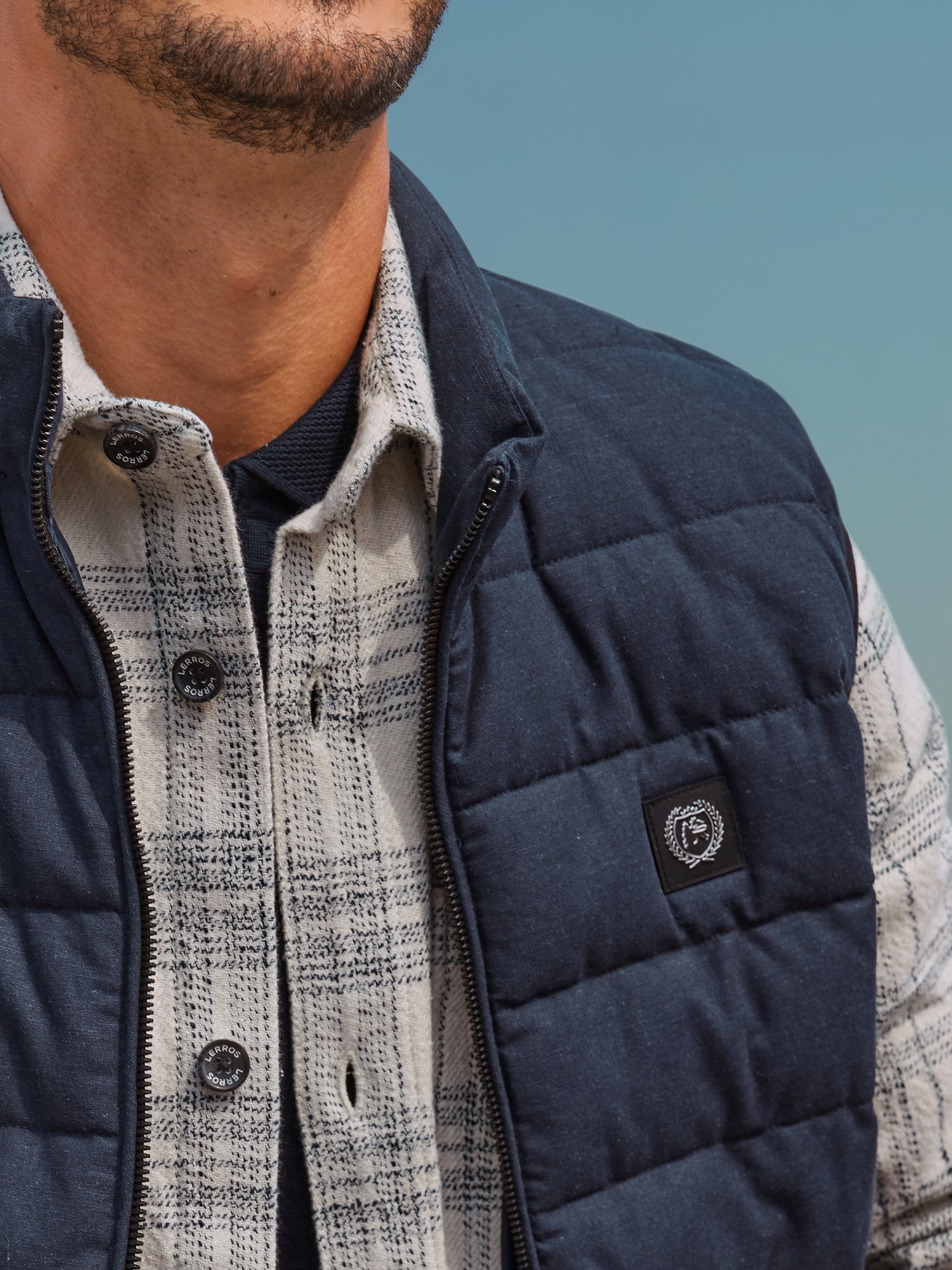 LERROS Steppweste "Steppweste aus Baumwolle und Leinen, gefüttert" günstig online kaufen