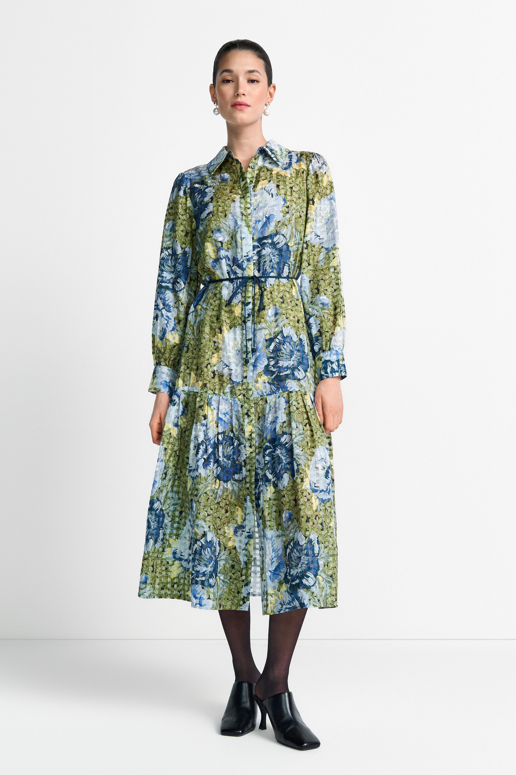 RICHROYAL Midikleid mit Pfingstrosenprint günstig online kaufen