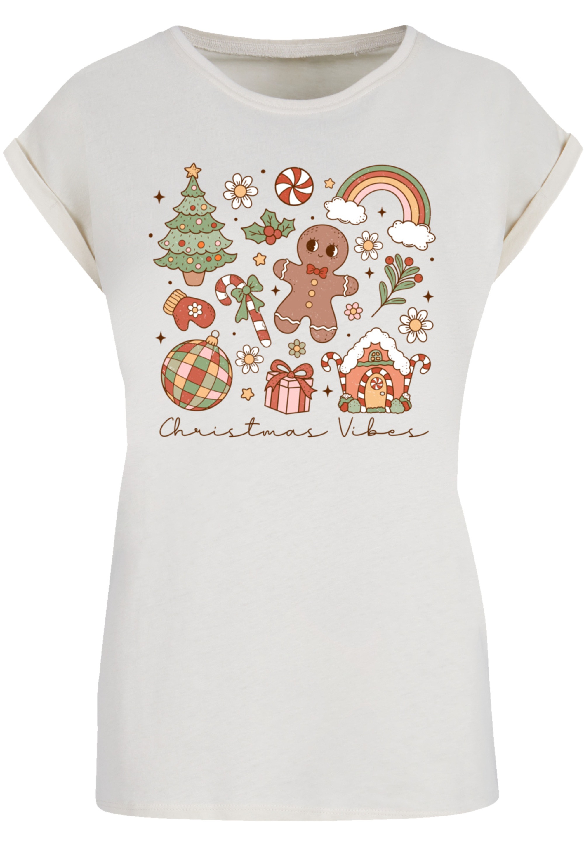 F4NT4STIC T-Shirt »Weihnachten Vibes Cozy Cute Winter«, Premium Qualität, Weihnachts-Kollection