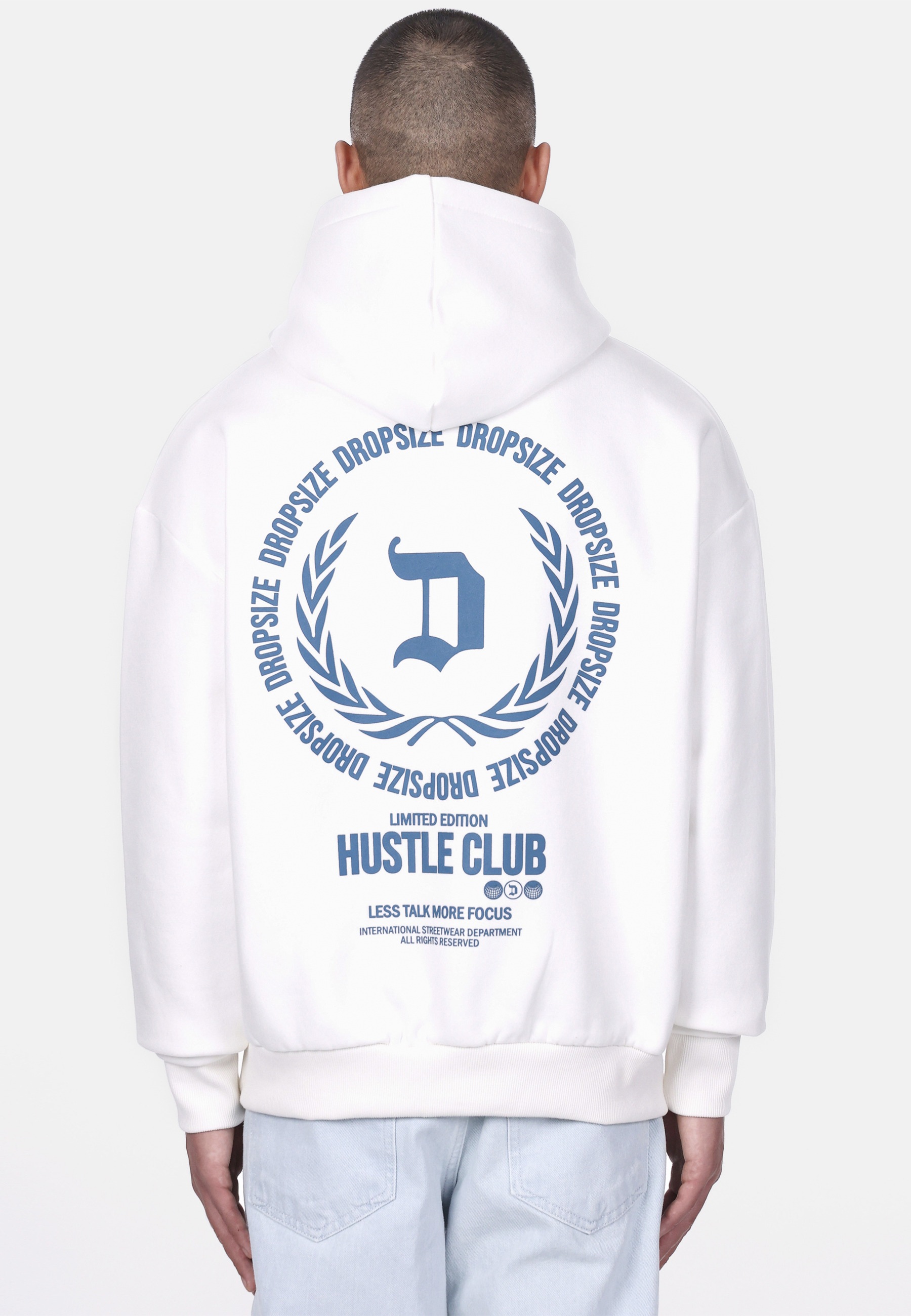 Dropsize Kapuzenpullover »Dropsize HEAVY OVERSIZE HUSTLE CLUB HOODIE« 1 Stk.