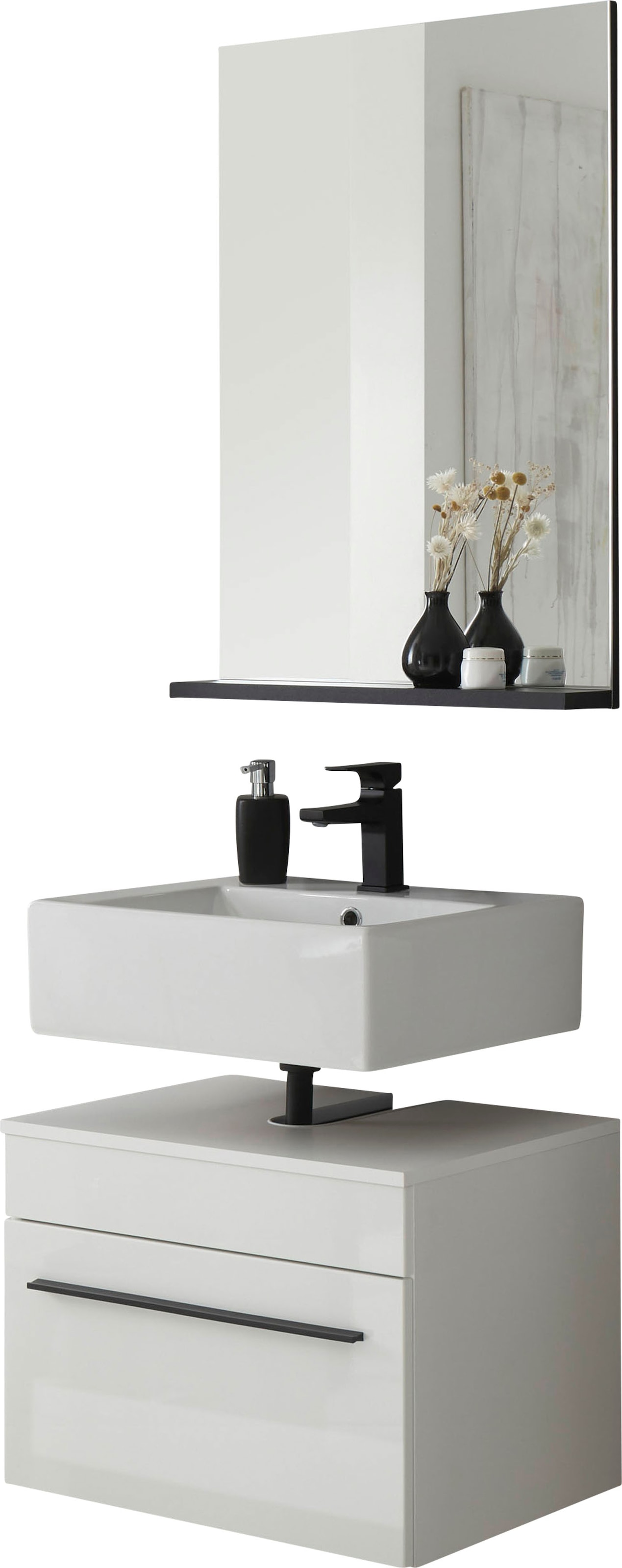 Home affaire Badmöbel-Set "Cantara, Bad im modernen Design, 2-teiliges Bade günstig online kaufen