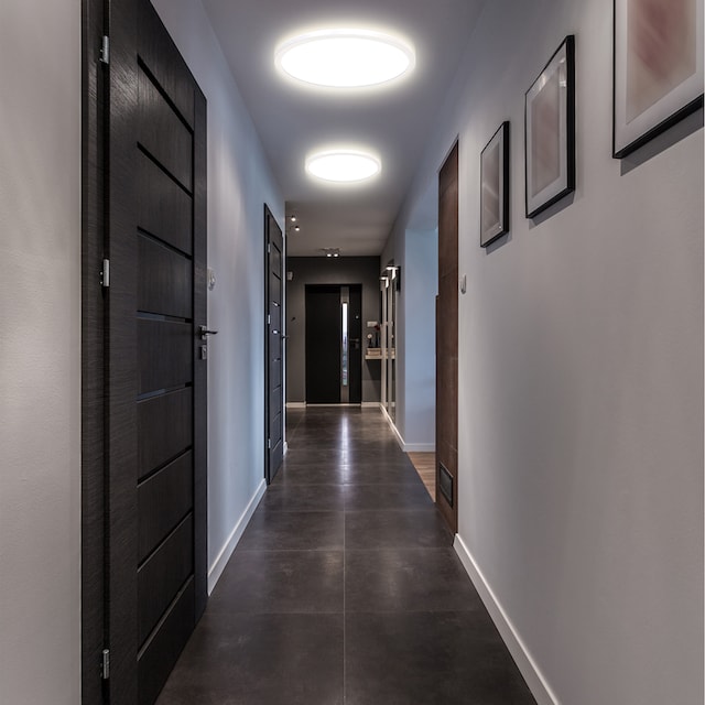 B.K.Licht ultraflache LED Deckenleuchte mit LED Backlight, Stufendimmer,  inkl. 1 x LED Platine, 22 Watt, 3.000 Lumen, 4.000 Kelvin, Inkl.  Memoryfunktion, Ø 42,00 cm | BAUR