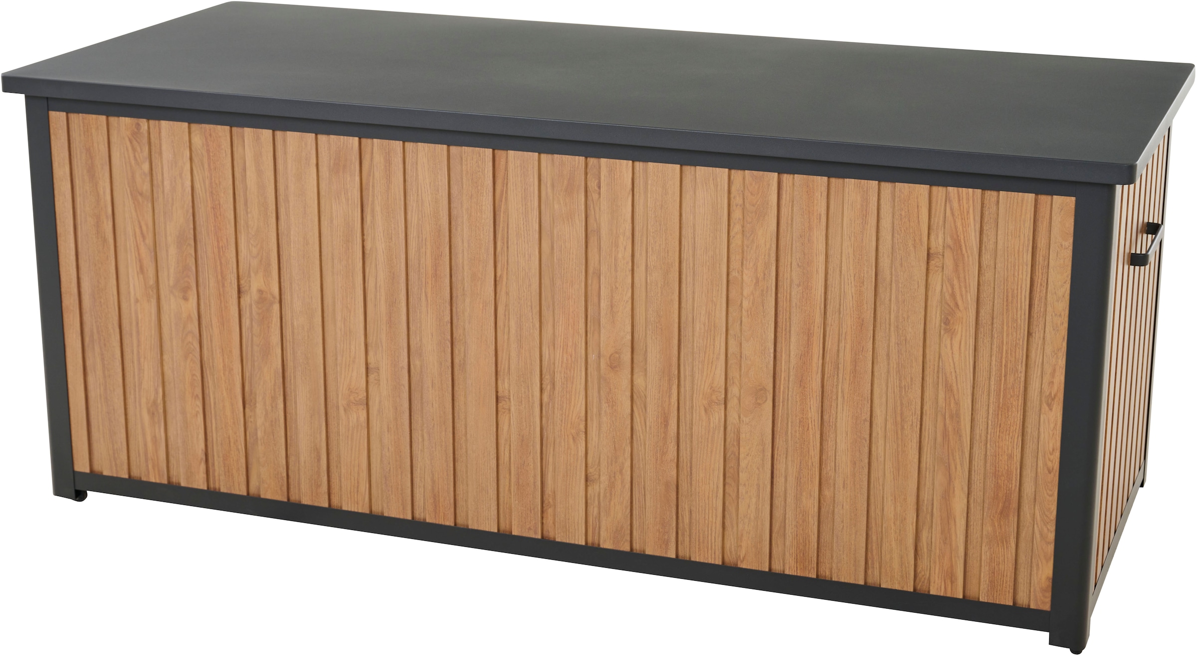 Siena Garden Kissenbox Gestell aus Aluminium, 181x79x75cm woodlook