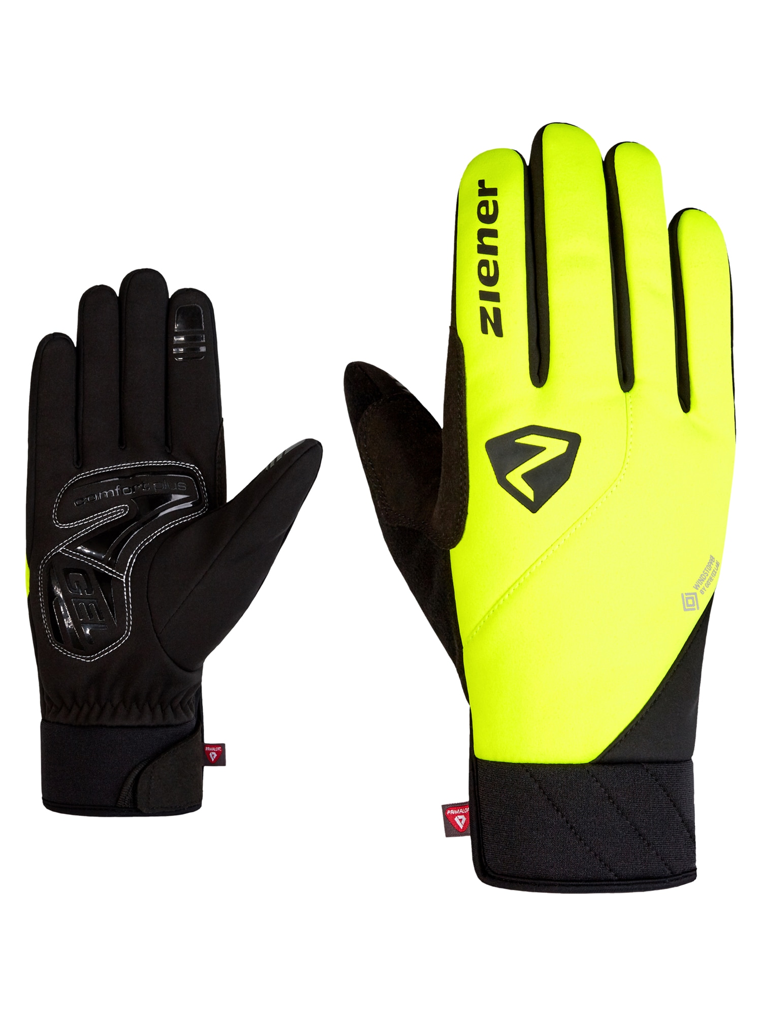 Ziener Fahrradhandschuhe "DONNI-Z WINDSTOPPER by GORE TEX LABS PrimaLoft" winddicht, atmungsaktiv, warm durch PrimaLoft