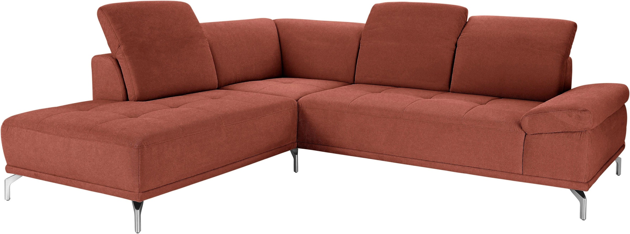 Home affaire Ecksofa "Caluna" Inkl.Sitztiefenverstellung, wahlweise mit Kop günstig online kaufen