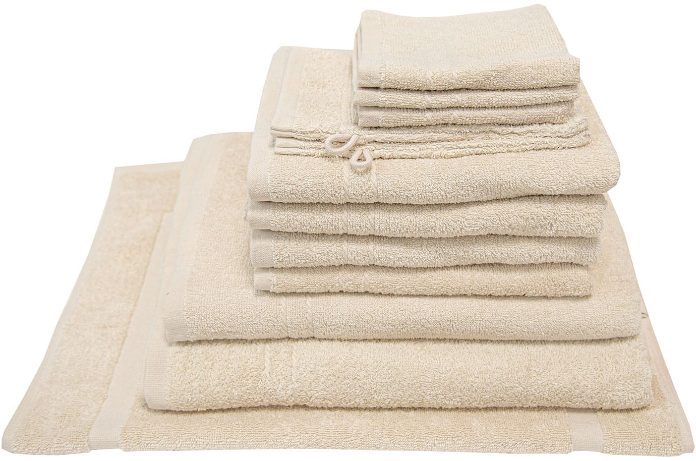 Dyckhoff Handtuch Set "Kristall" Set Frottier Umfangreiches Badezimmer Komp günstig online kaufen