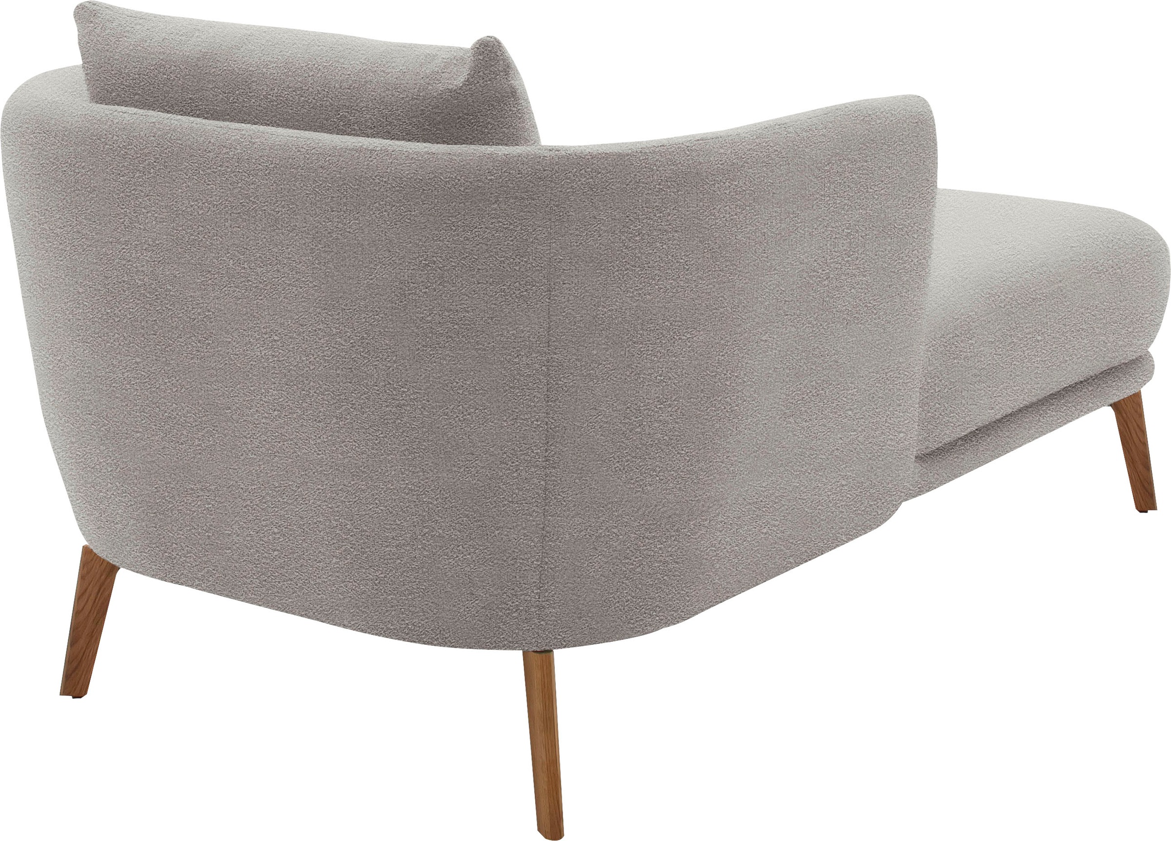 SCHÖNER WOHNEN-Kollektion Chaiselongue »Pearl - 5 Jahre Hersteller-Garantie, auch in Bouclé. Füße Massivholz«, Maße (B/H/T): 101/71/161 cm