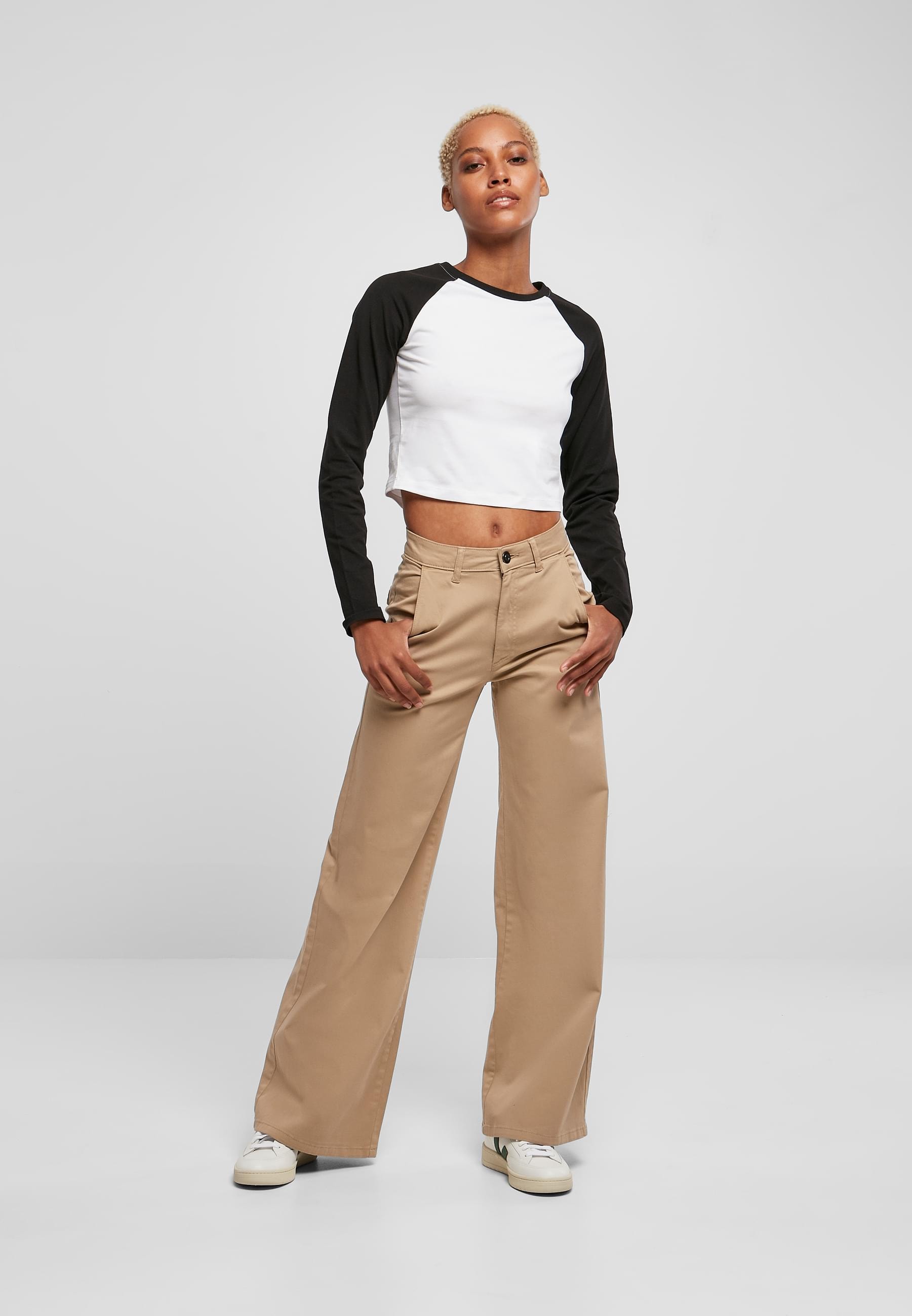 URBAN CLASSICS Longsleeve »Urban Classics Damen«, (1 tlg.)