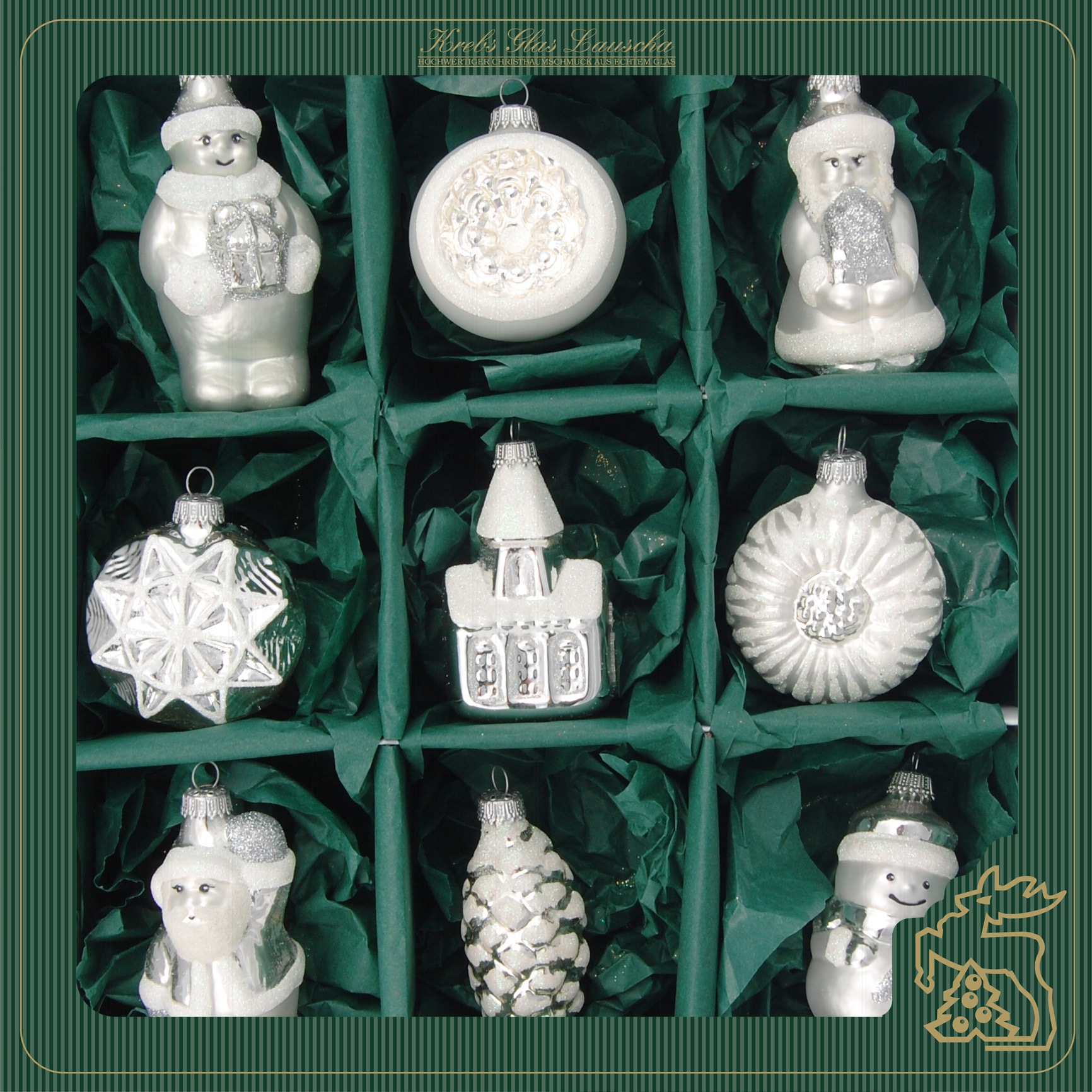 Krebs Glas Lauscha Christbaumschmuck "KGL03402" Formen- & Figuren-Set aus G günstig online kaufen