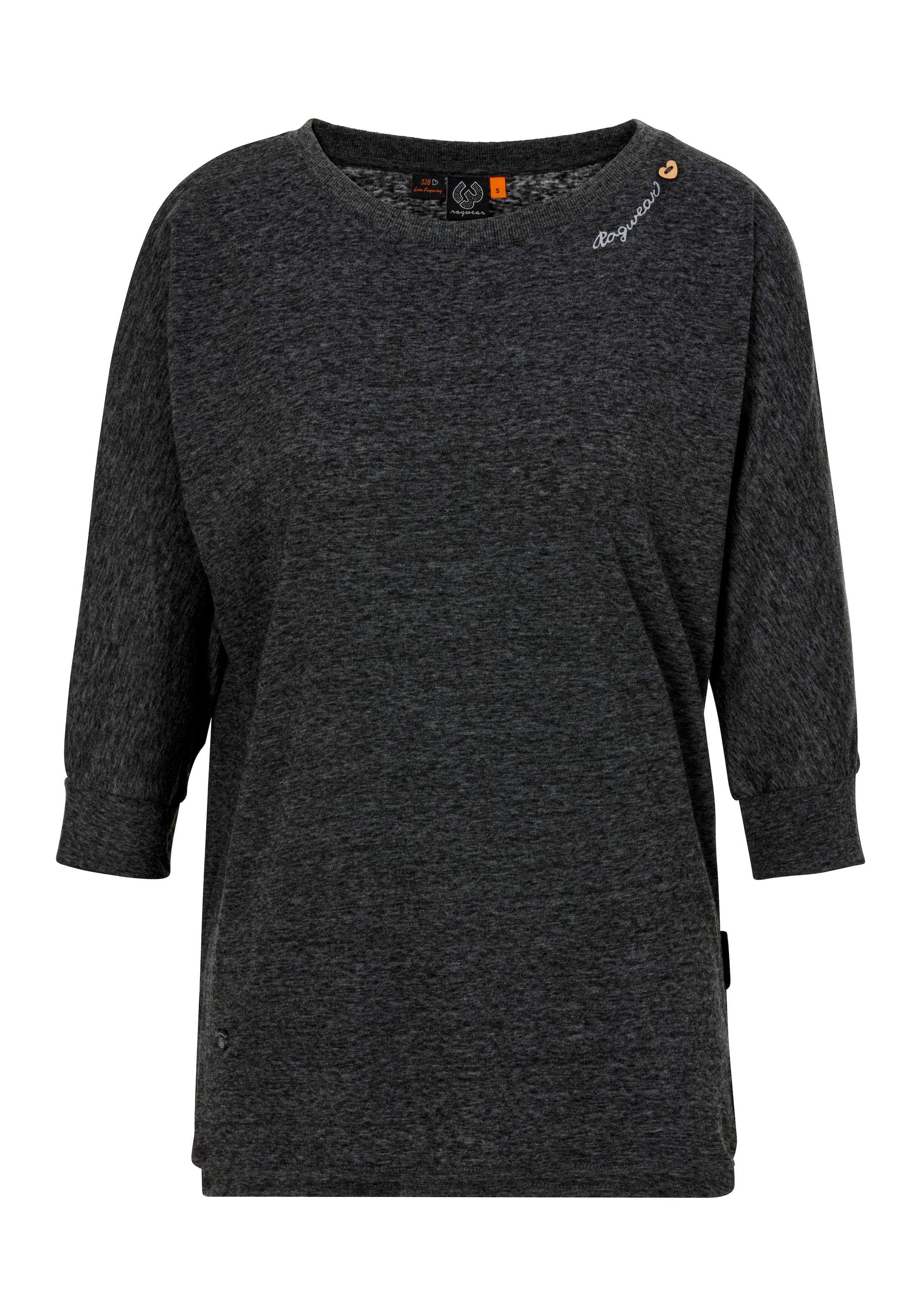 Ragwear 3/4-Arm-Shirt »SHIMONA CORE«, abgerundeter Saum und modische 3/4 Ärmel