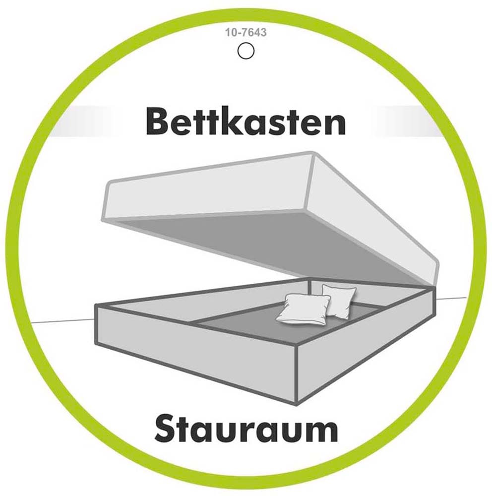 Jockenhöfer Gruppe Boxspringbett »Queen, inklusive Strauraum/Bettkasten«, 7-Zonen-TTFK-Matratze, KS-Topper, verschiedene Härtegrade wählbar
