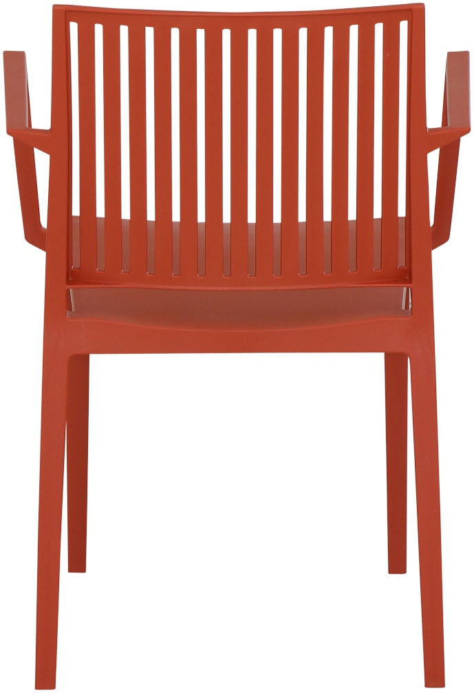 Siena Garden Gartensessel »Lane 2er Set Stapelsessel brick« Set, 2 Stk. tlg. Gestell, Polypropylen/Glasfaser